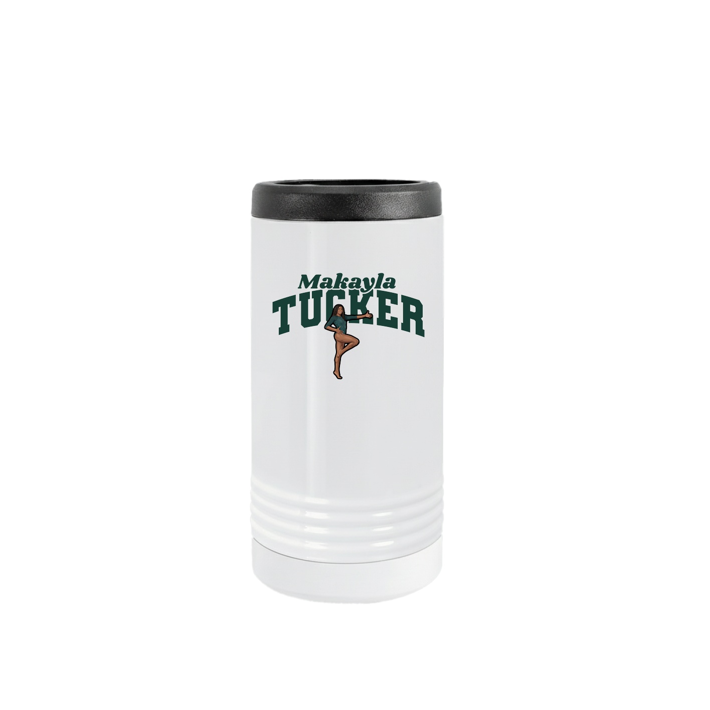 Slim Beverage Holder — Signature Arch in White