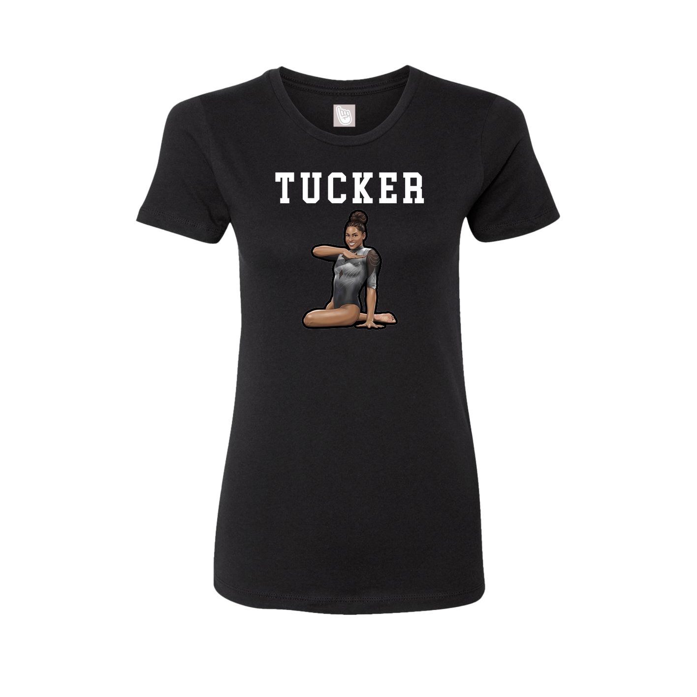 Fitted Women's Tee — Shirsey in Black
