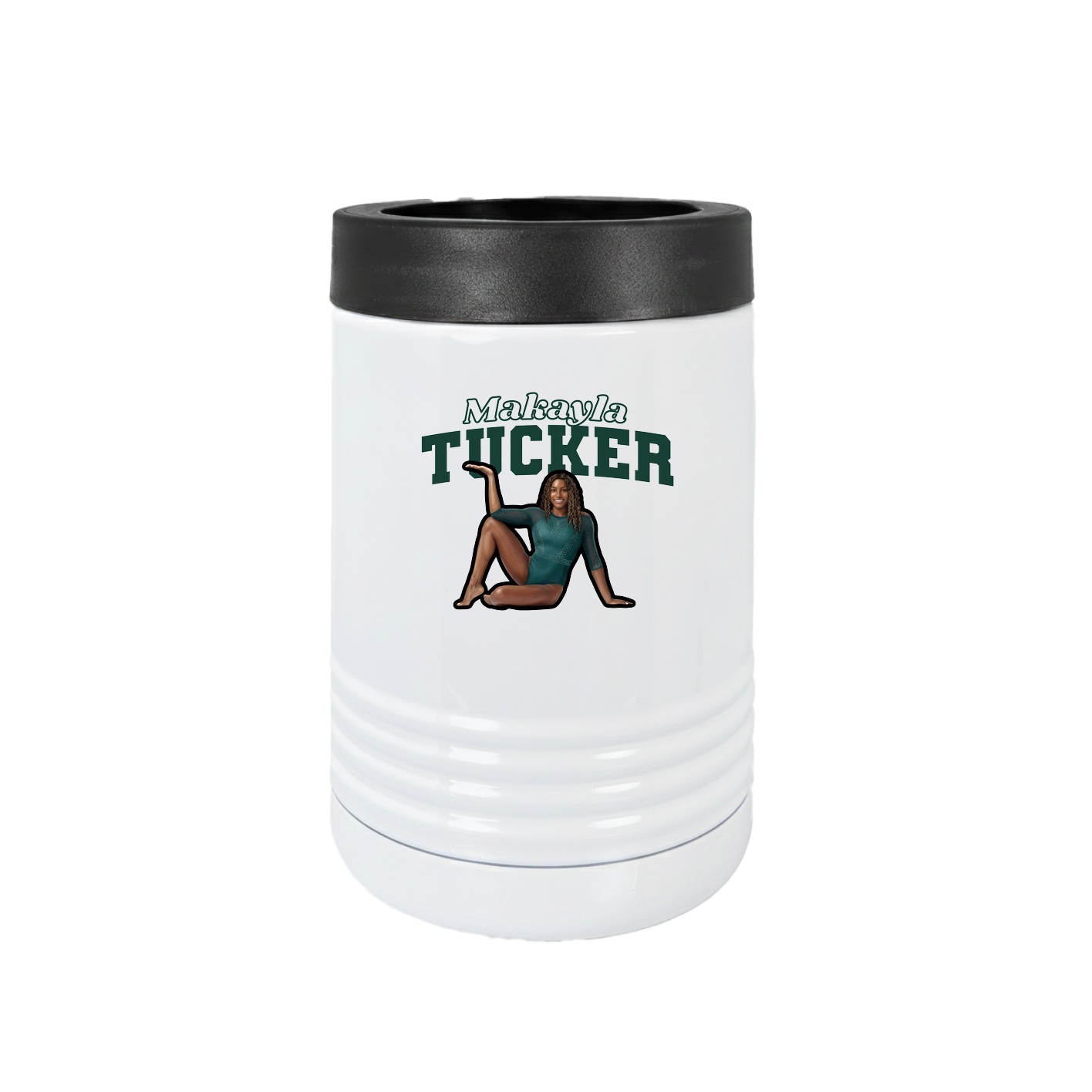 Beverage Holder — Name Arch in White