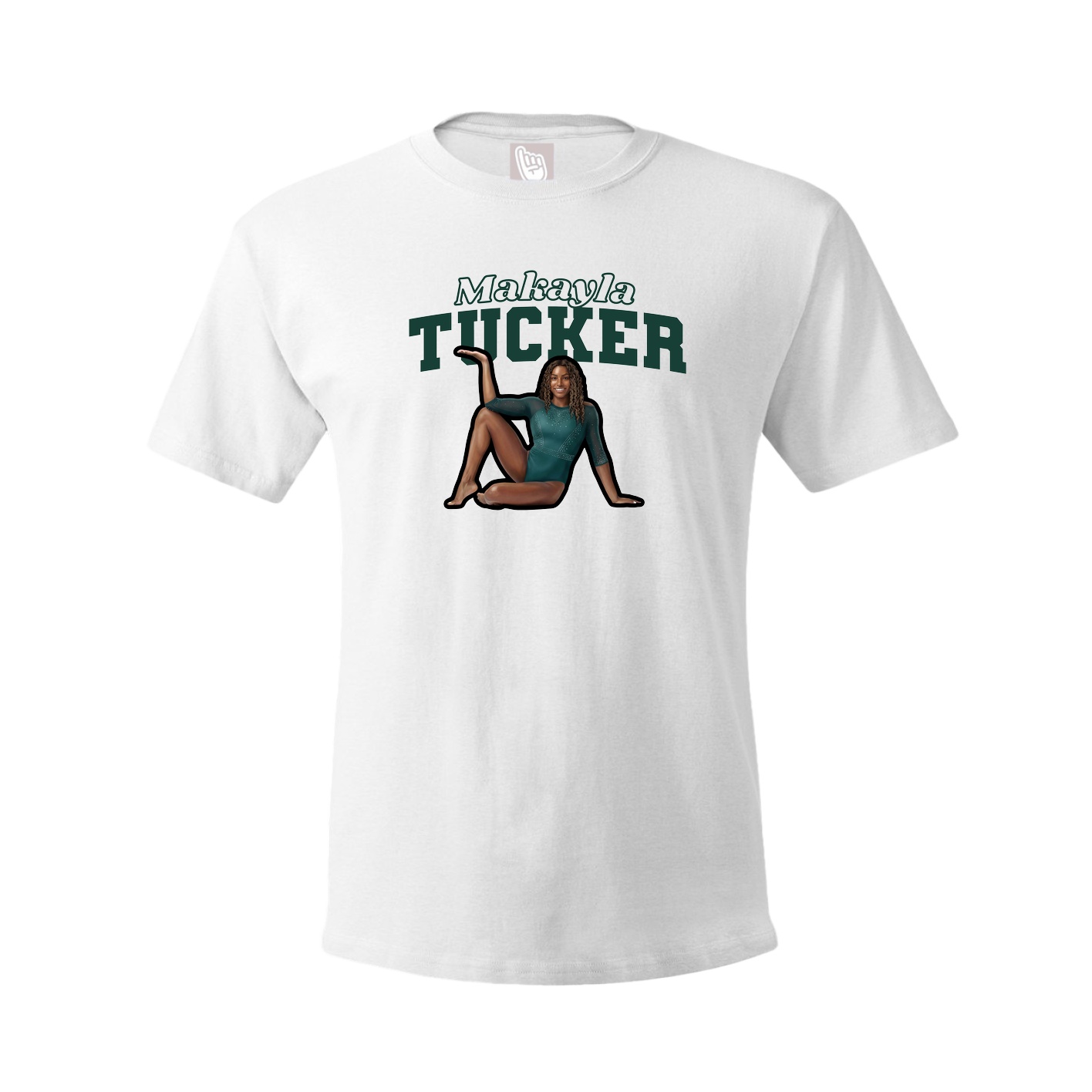 Tee — Name Arch in White