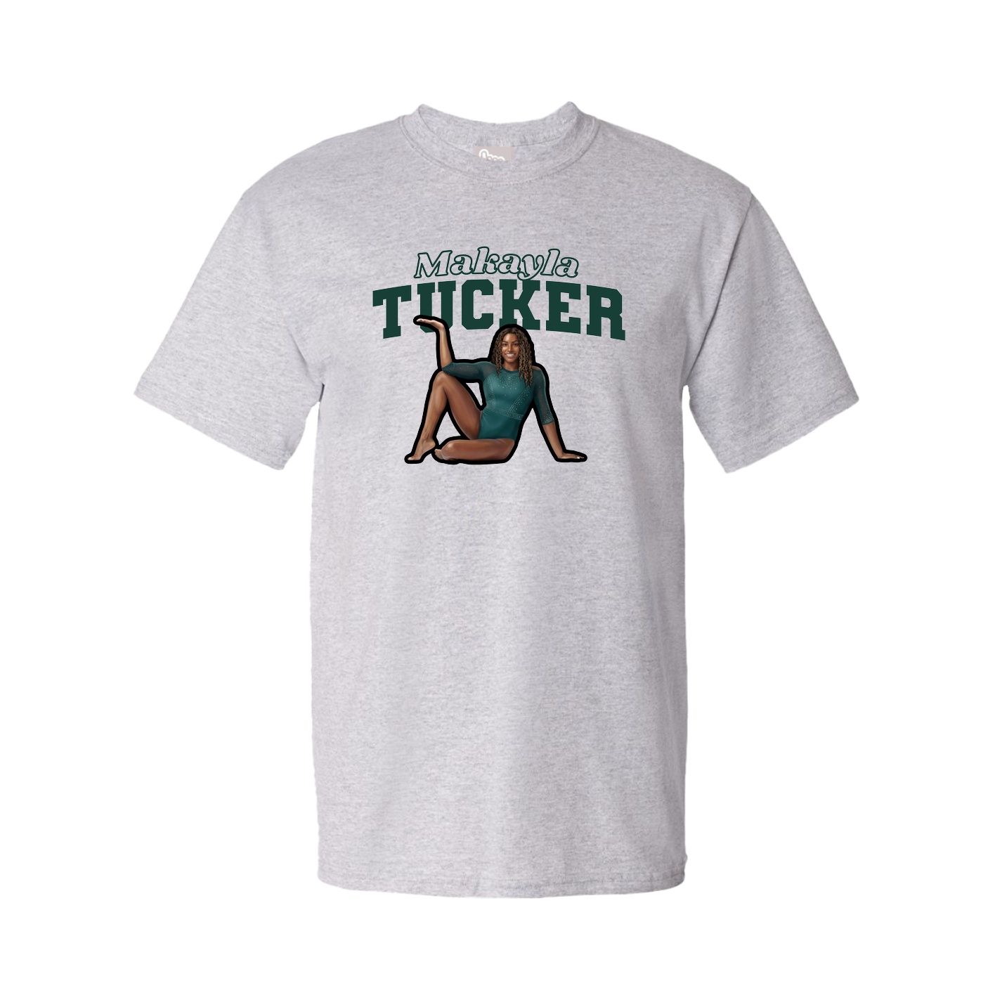 Youth Tee — Name Arch in Grey