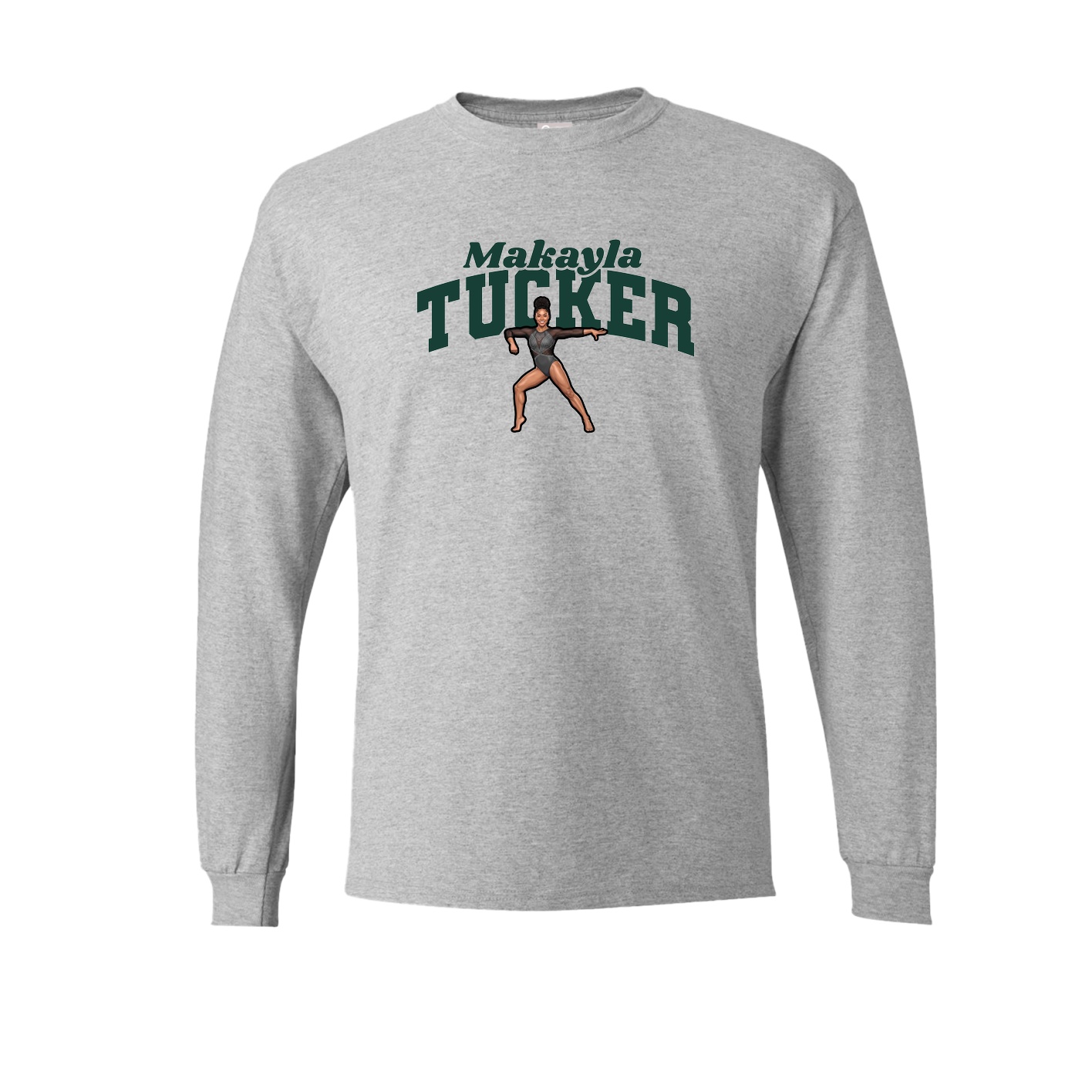 Long Sleeve Tee — Signature Arch in Grey