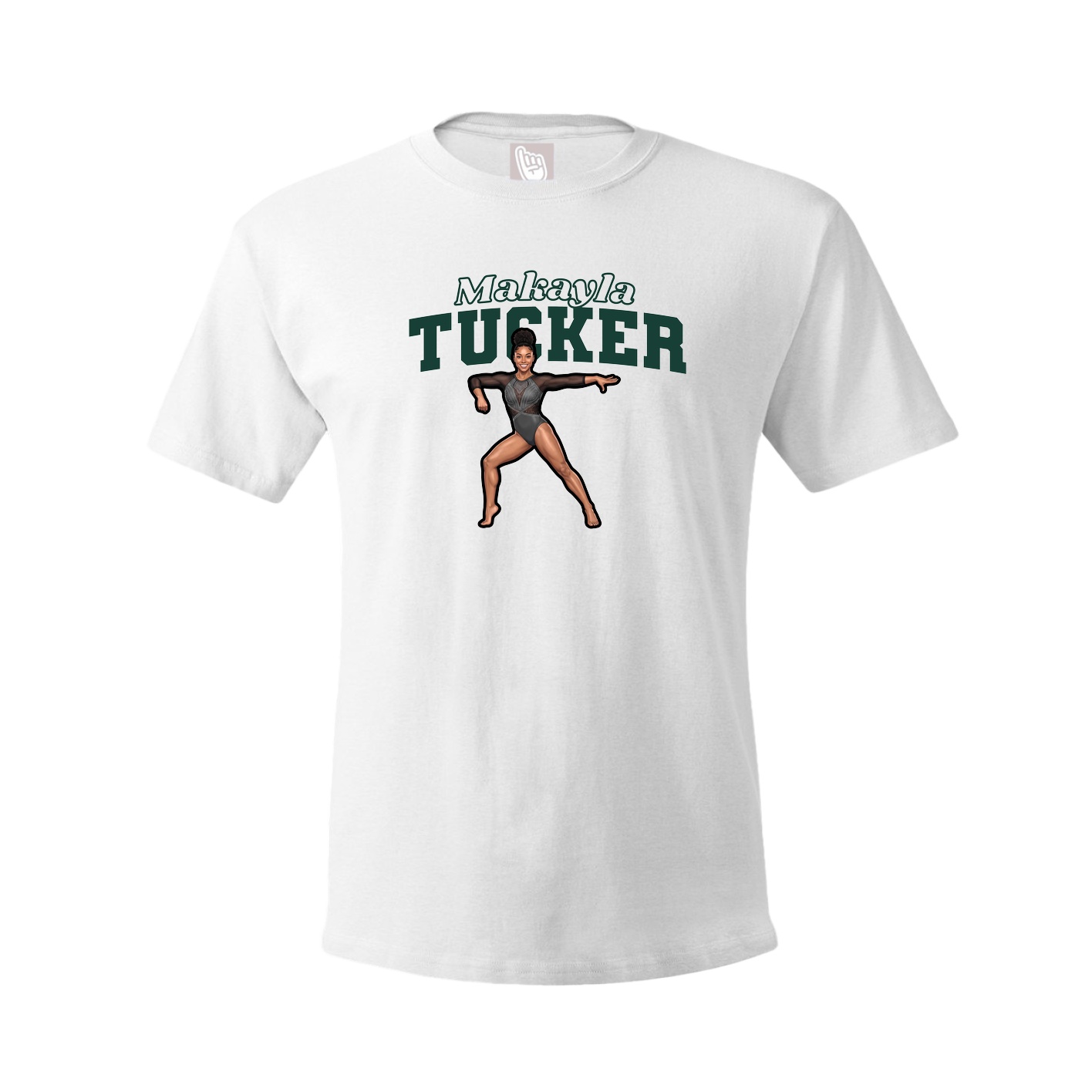 Tee — Name Arch in White