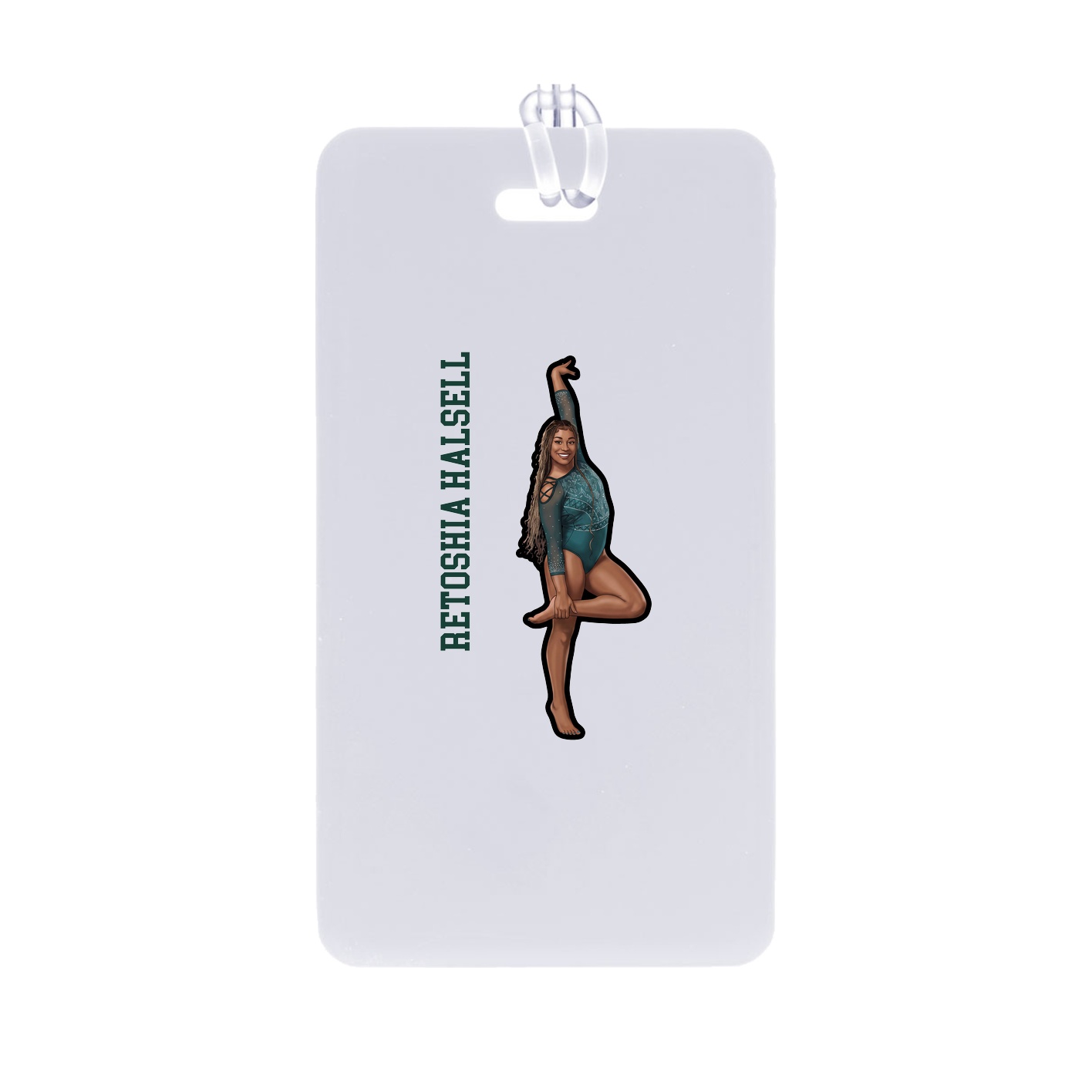 Bag Tag — Name Vertical in Classic
