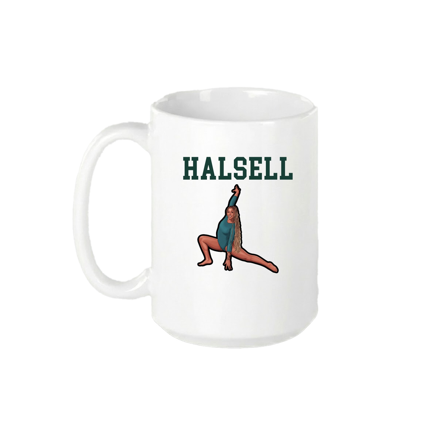 15oz Coffee Mug — Shirsey in White