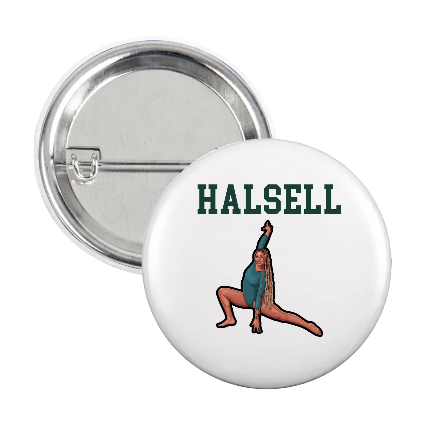 Game Day Button — Shirsey in White