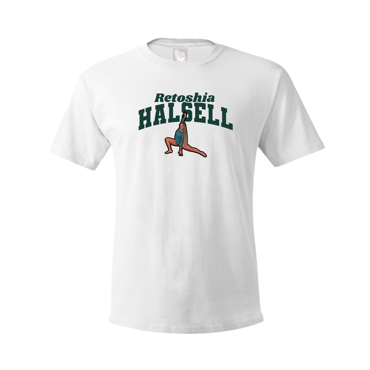 Youth Tee — Signature Arch in White