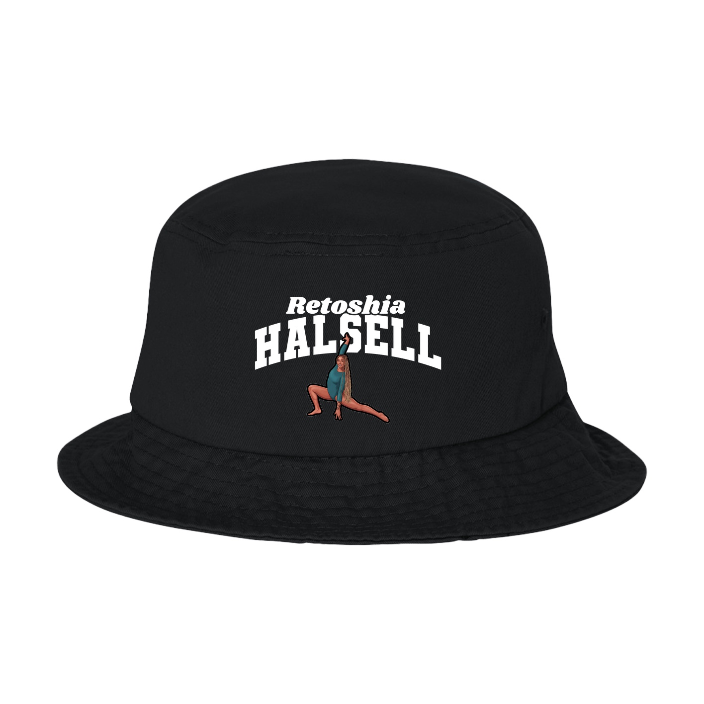 Bucket Cap — Signature Arch in Black