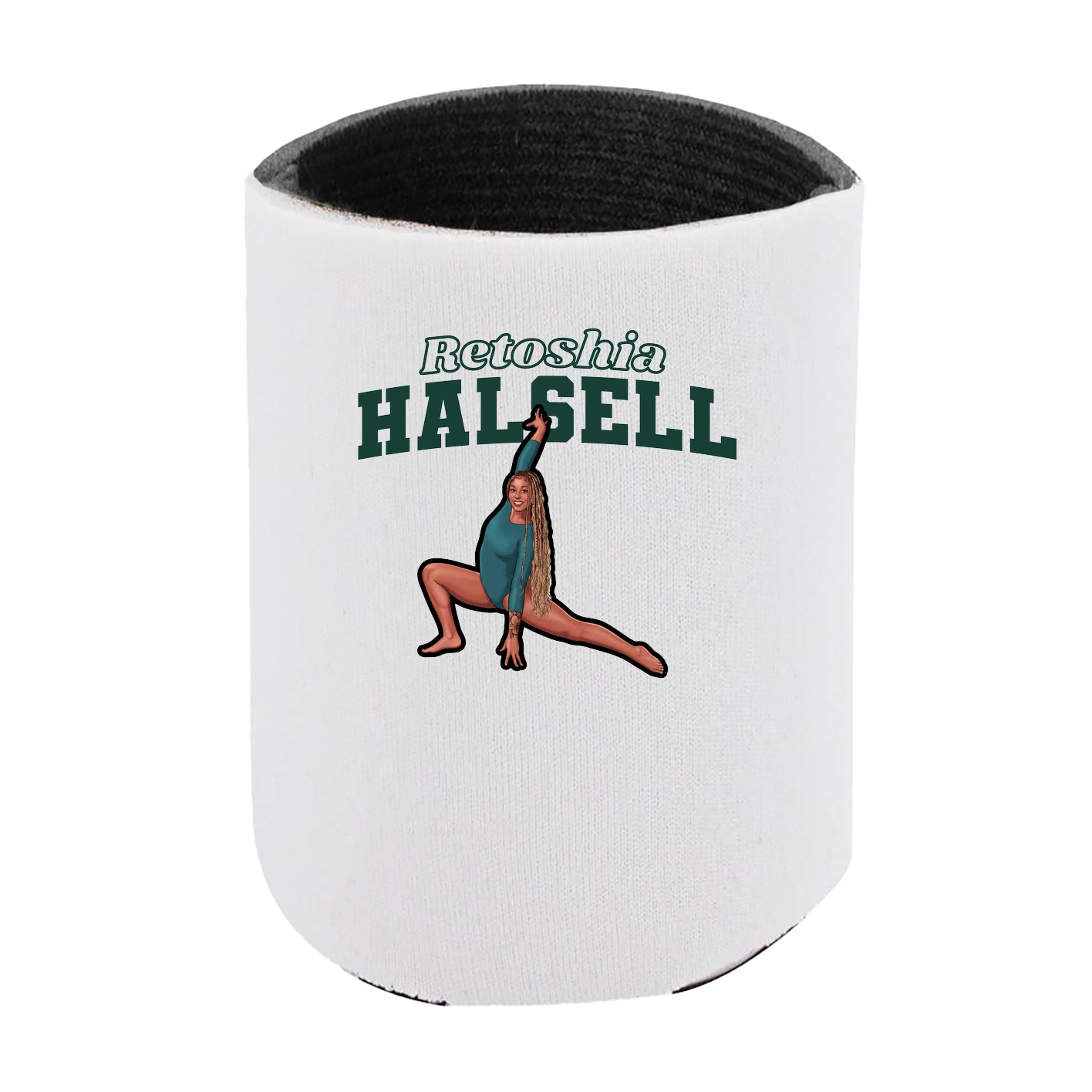 Can Holder — Name Arch in White