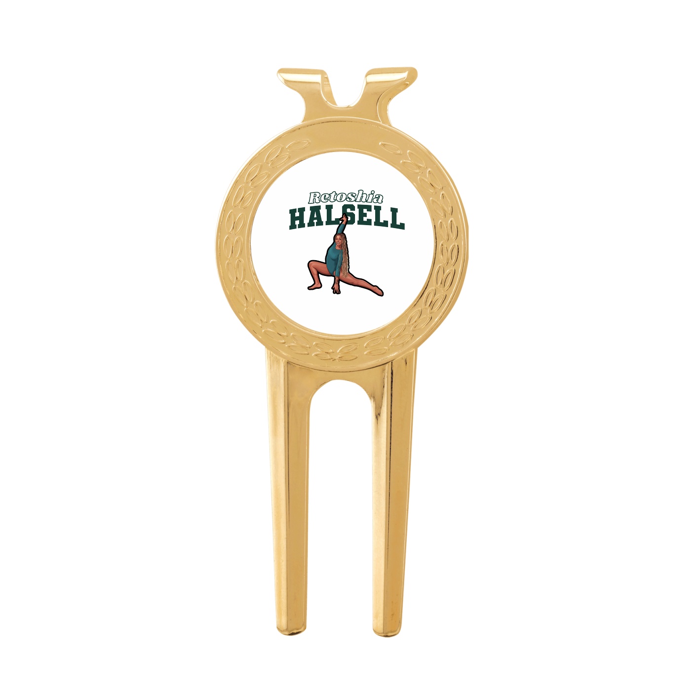 Divot Tool with Ball Marker — Name Arch in Classic