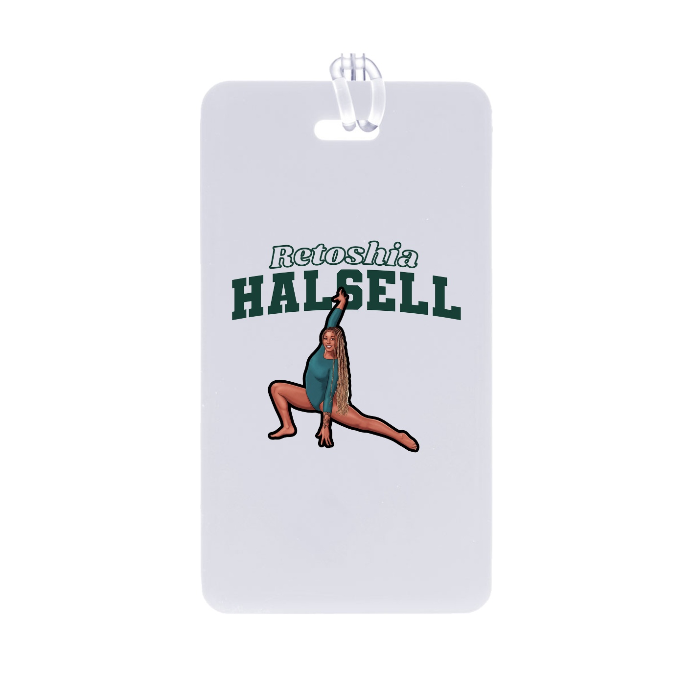 Bag Tag — Name Arch in Classic