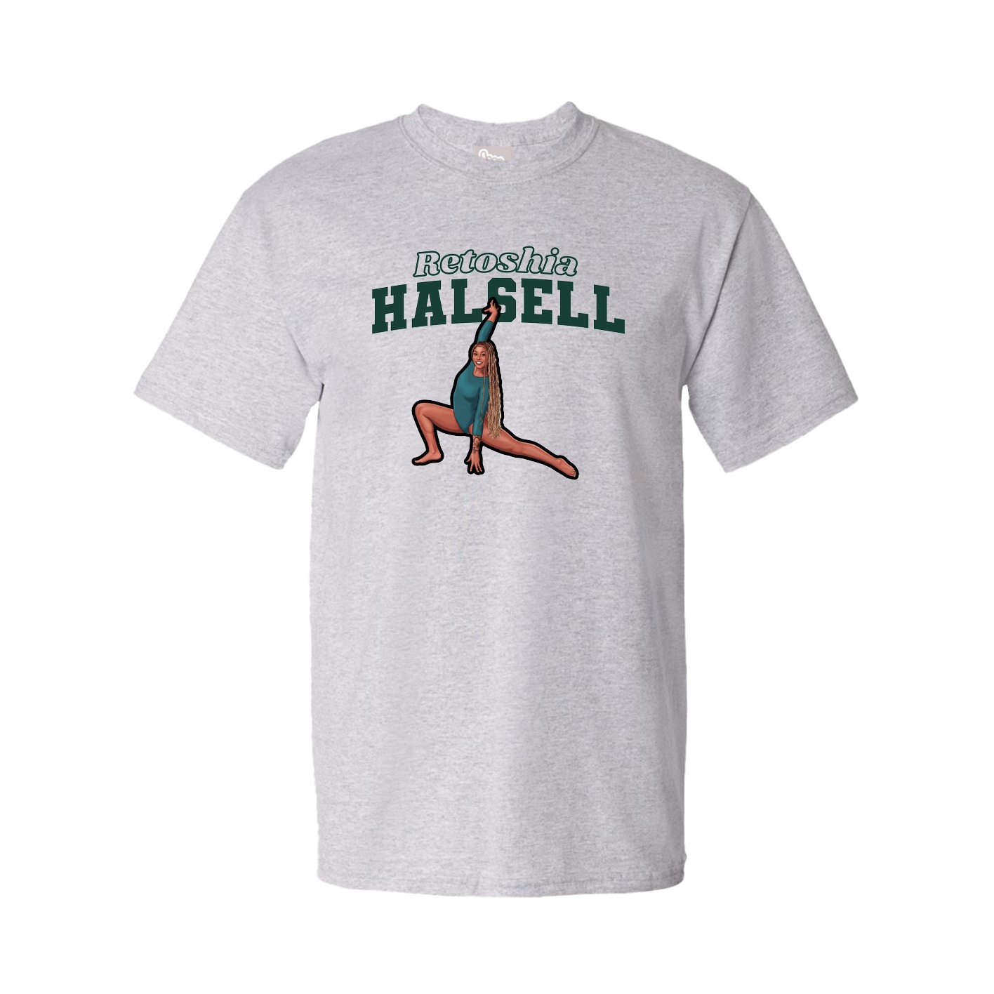 Tee — Name Arch in Grey