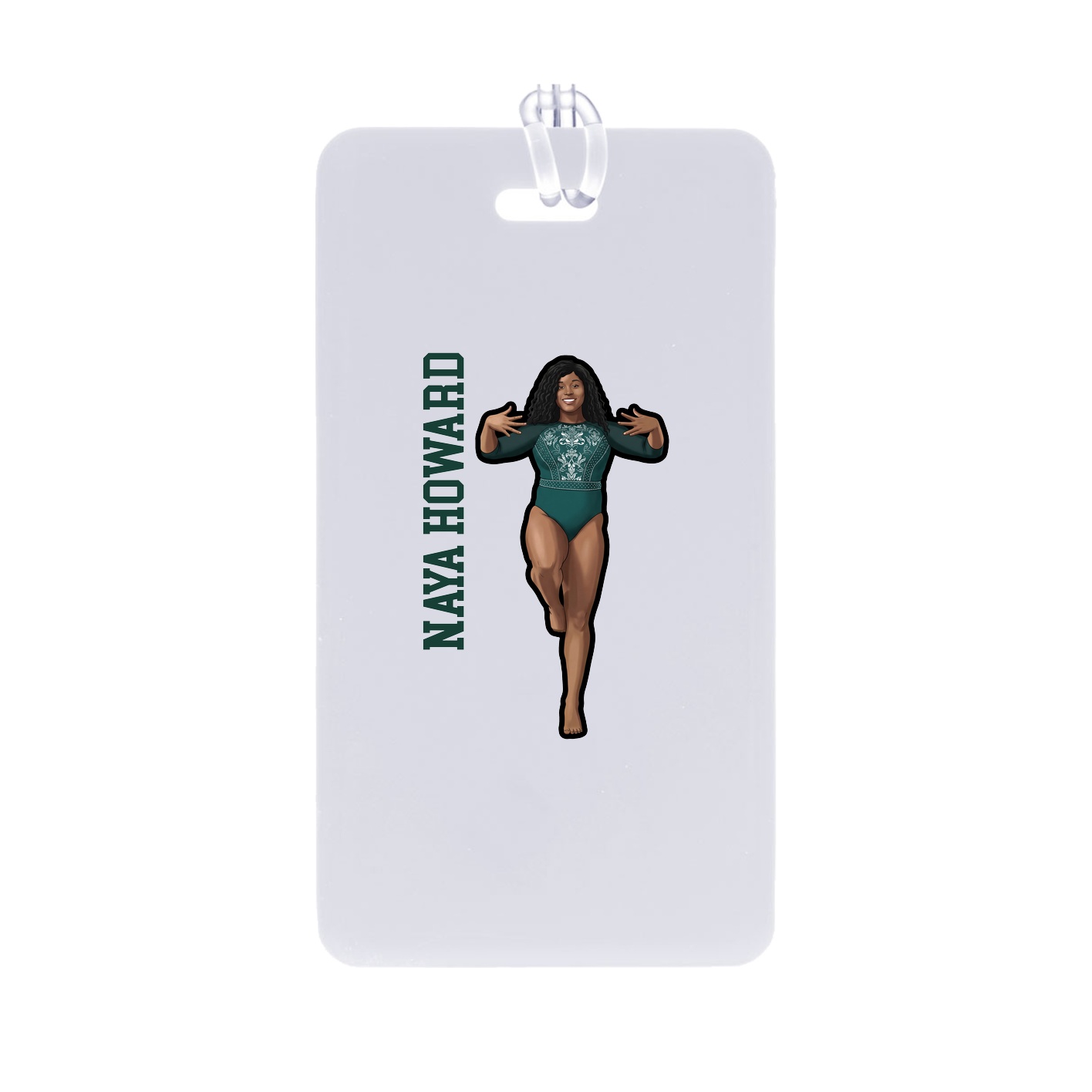 Bag Tag — Name Vertical in Classic
