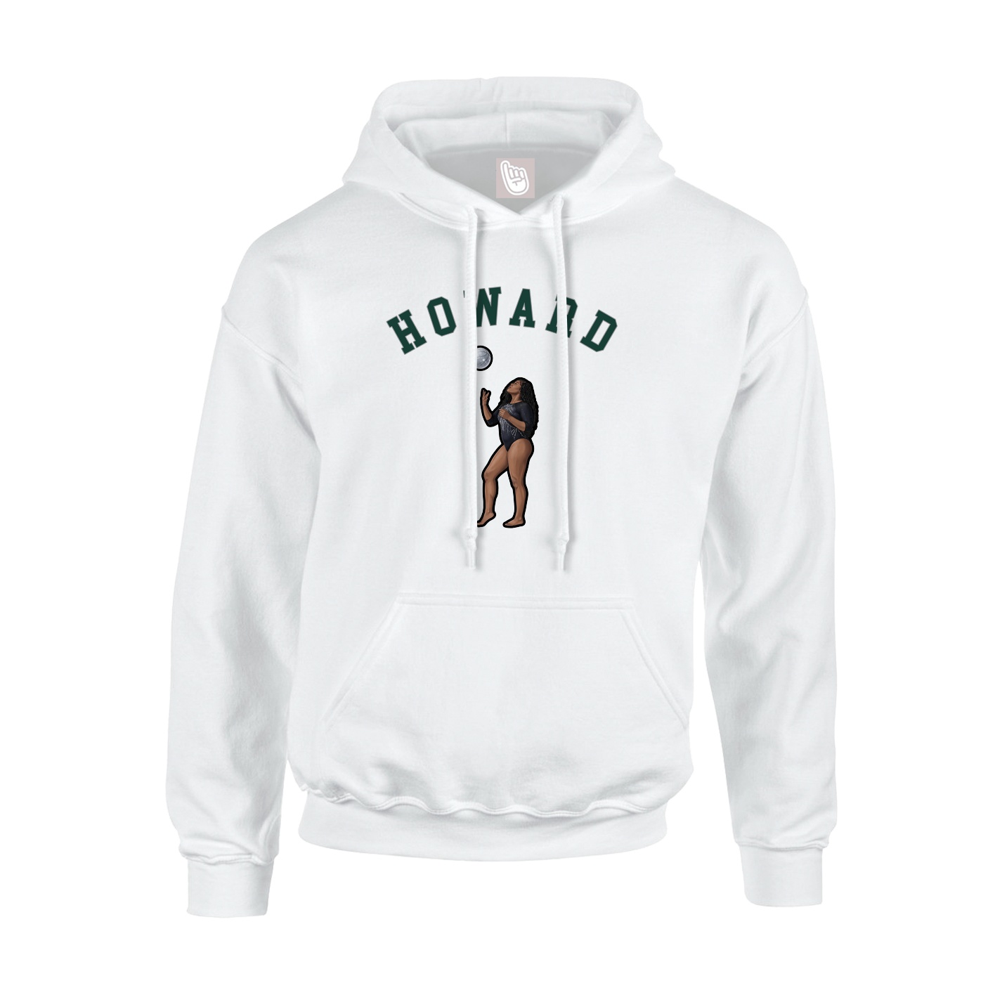 Youth Hoodie — Shirsey Arch in White