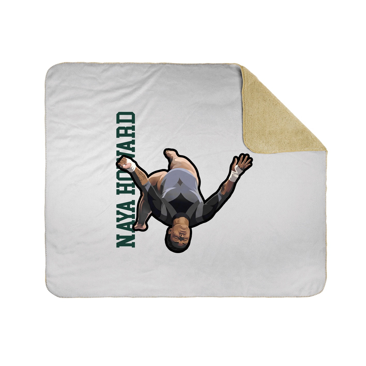 50x60 Sherpa Lined Throw Blanket