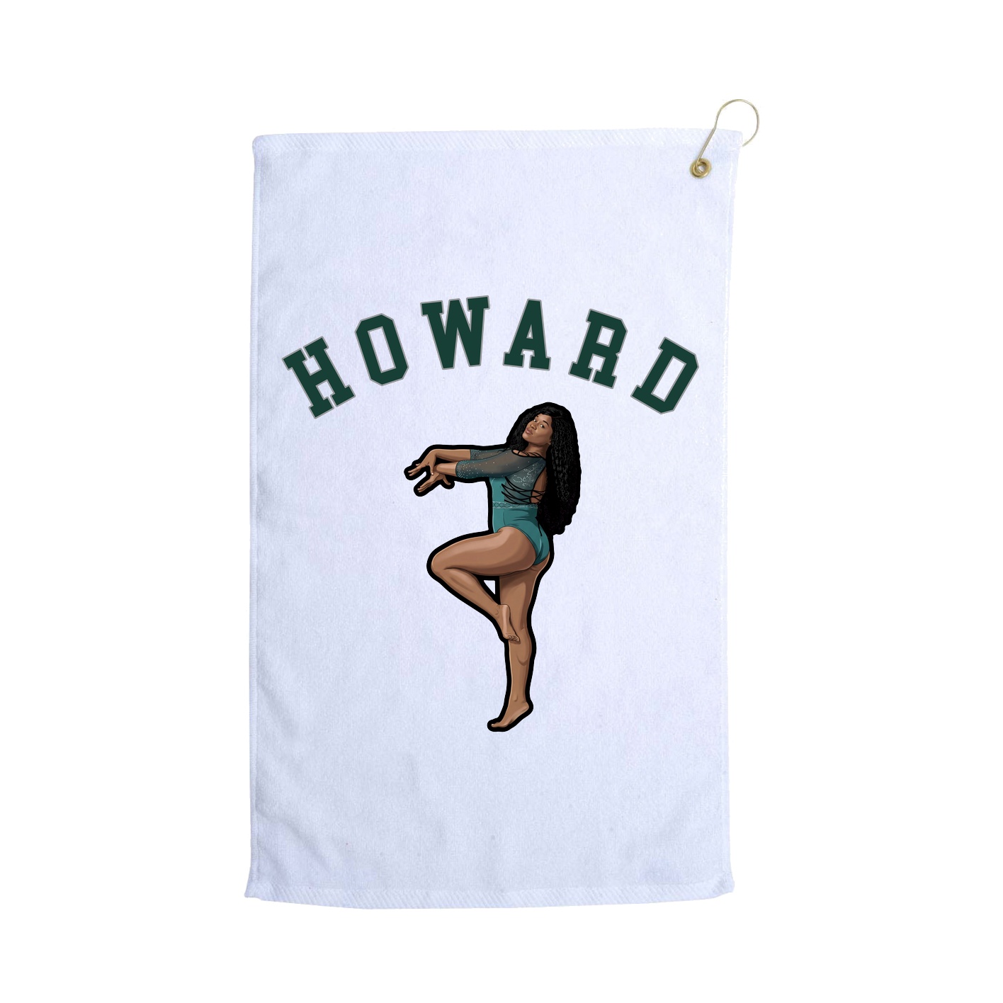 Golf Towel — Shirsey Arch in White