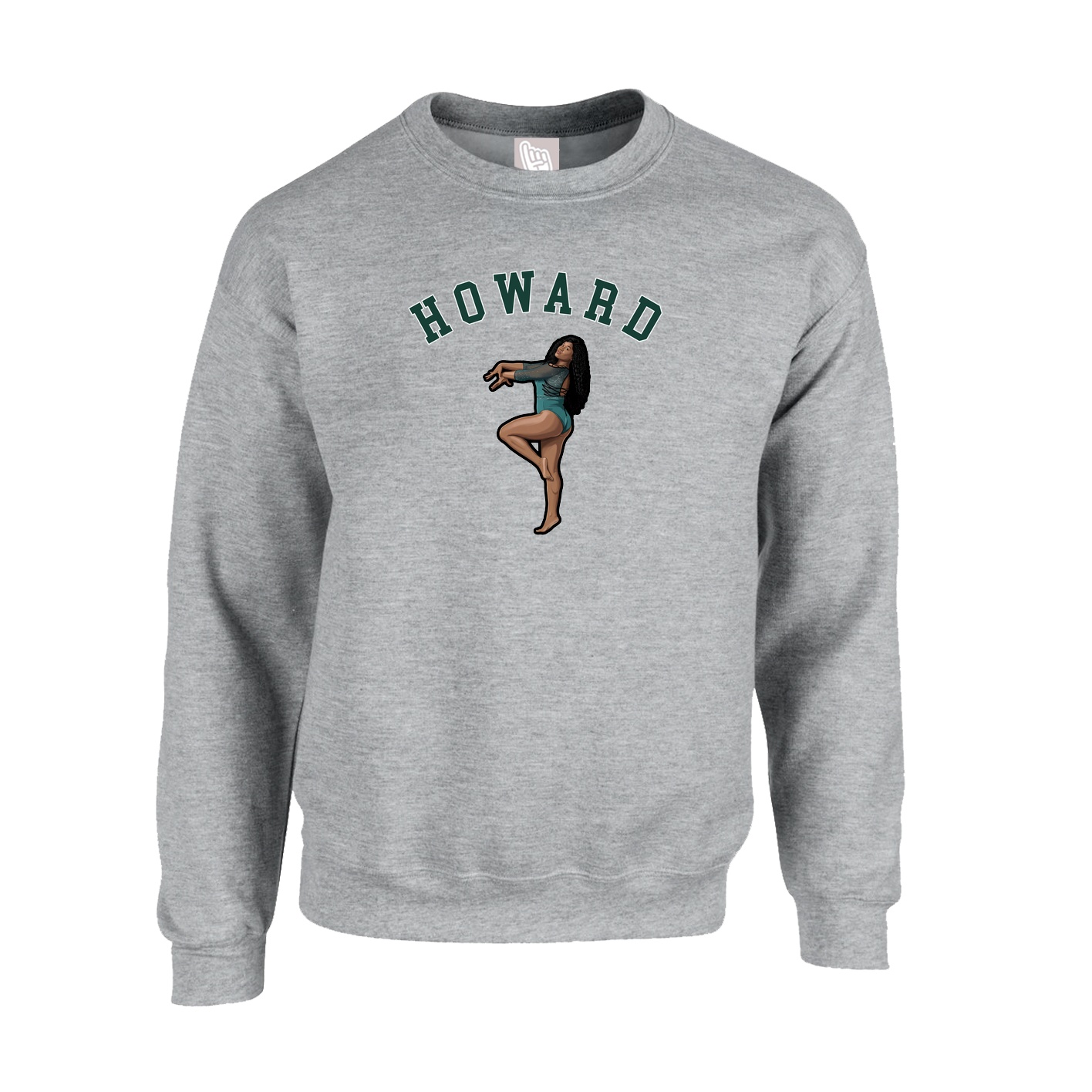 Fleece Crew — Shirsey Arch in Grey