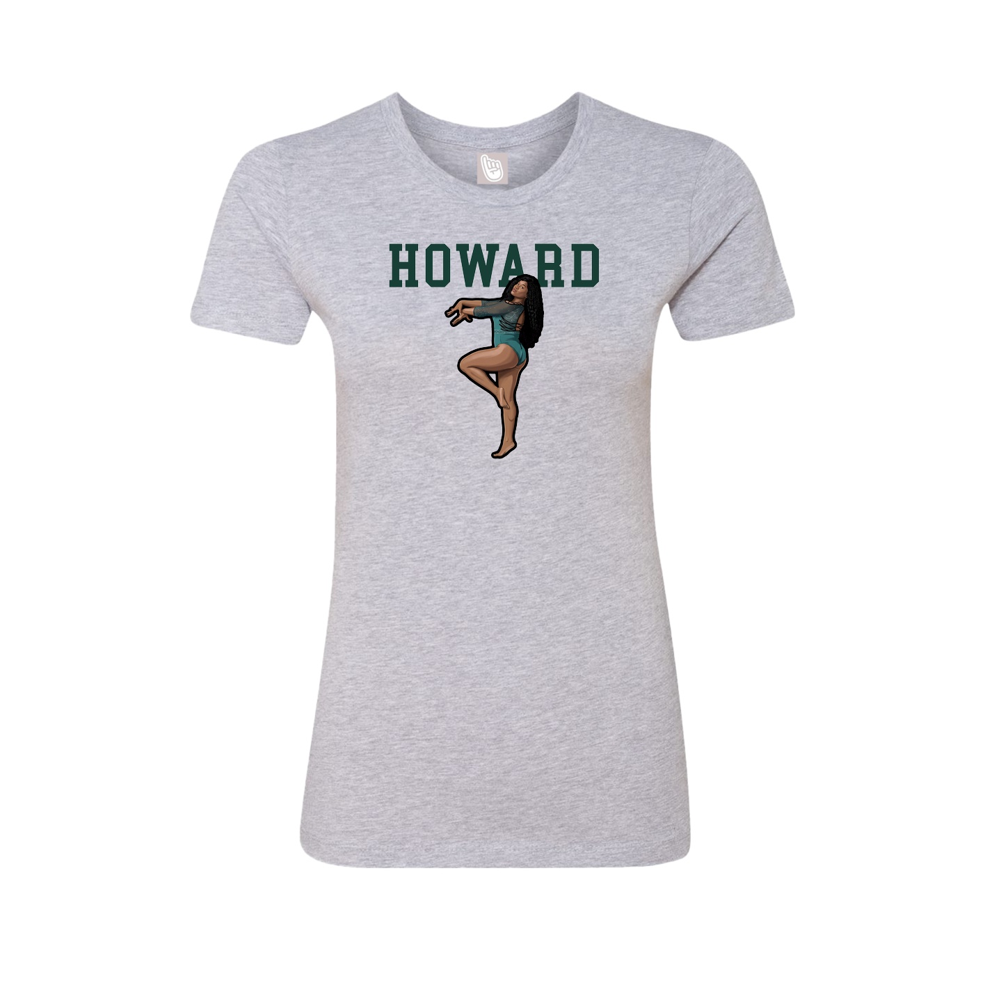 Fitted Women's Tee — Shirsey in Grey