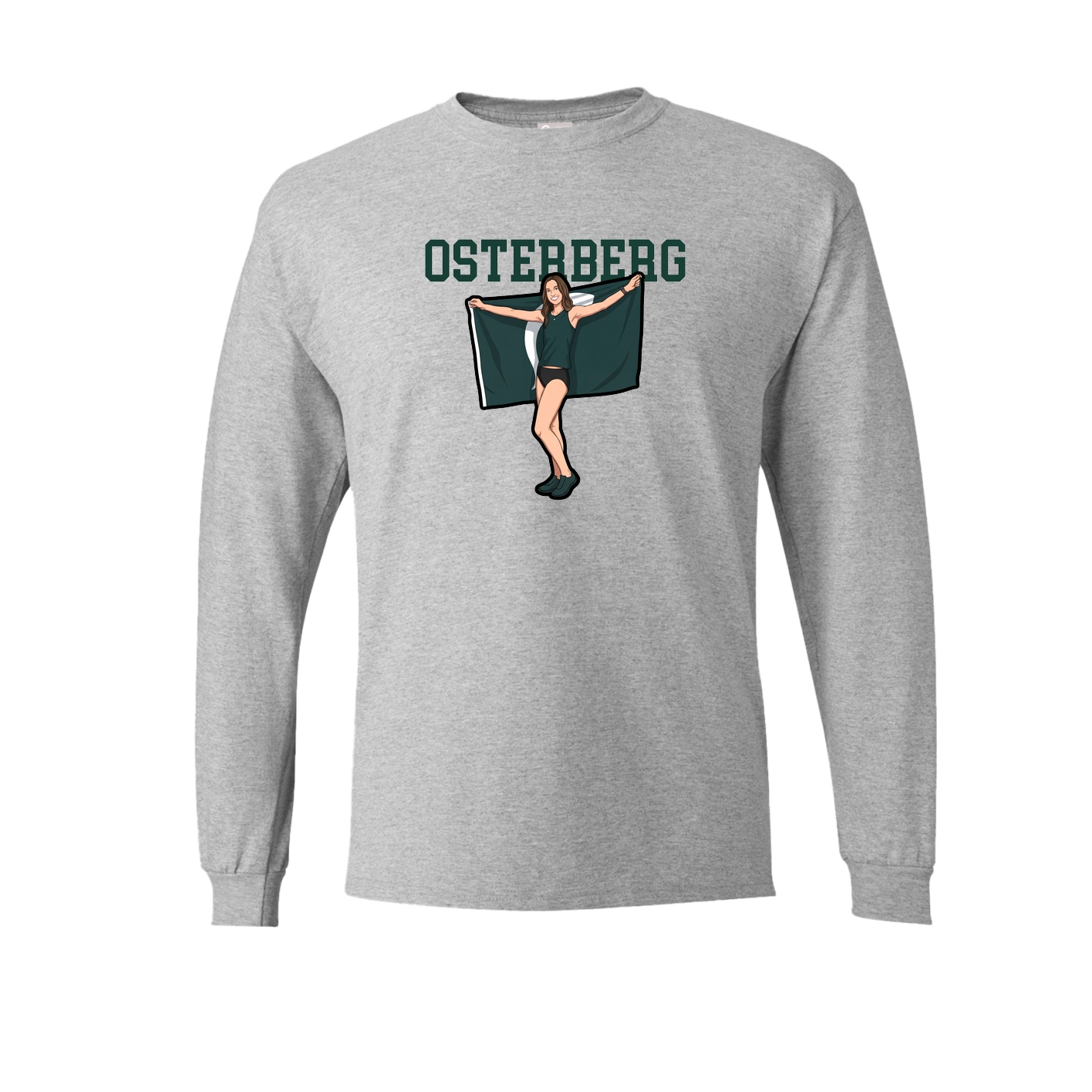 Long Sleeve Tee — Shirsey in Grey