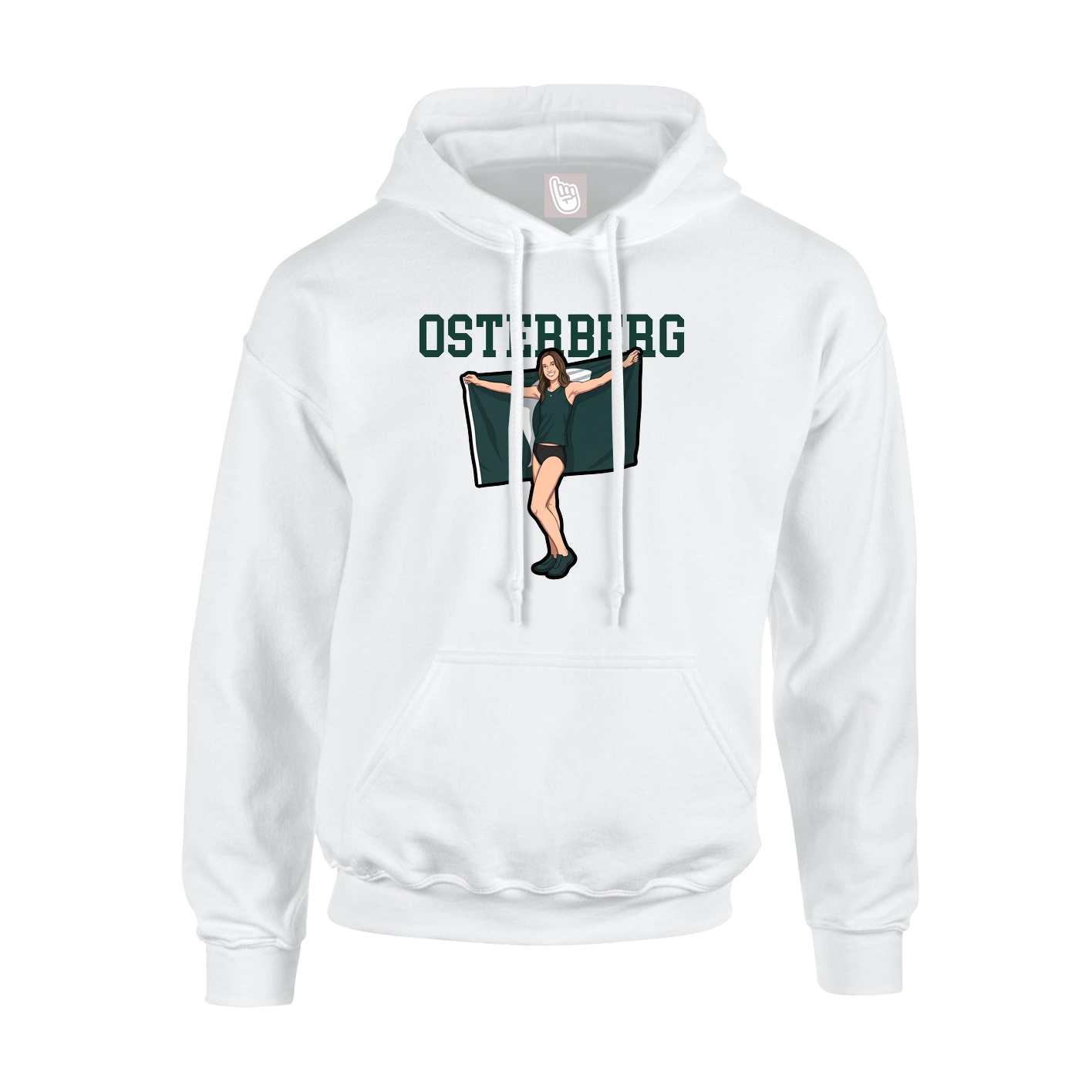 Hoodie — Shirsey in White