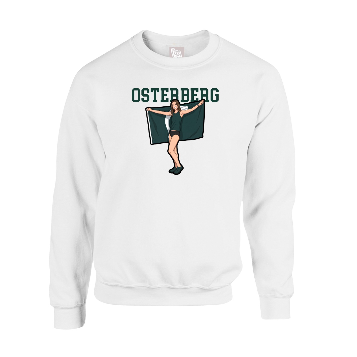 Fleece Crew — Shirsey in White