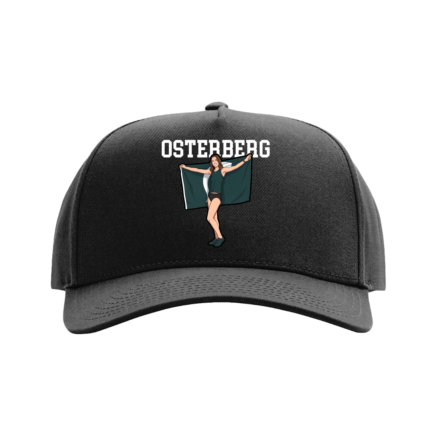 Full Fabric Five-Panel Champ Cap