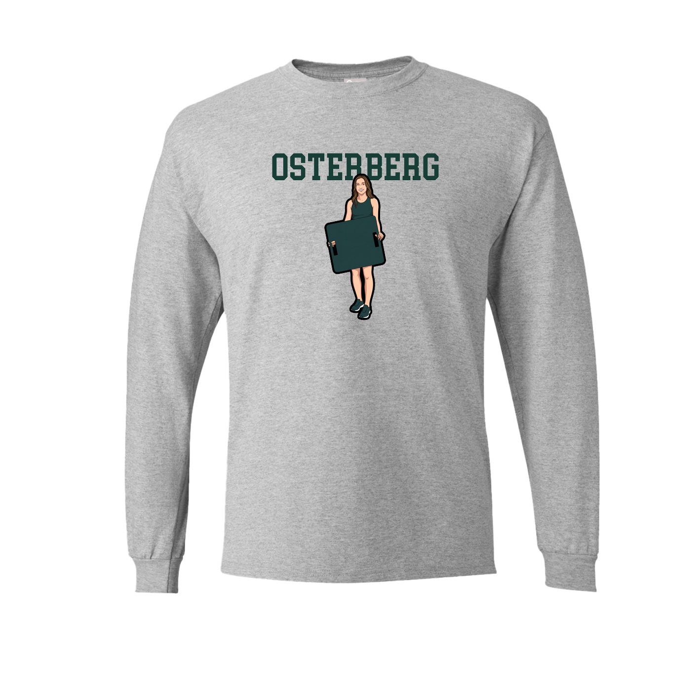 Long Sleeve Tee — Shirsey in Grey