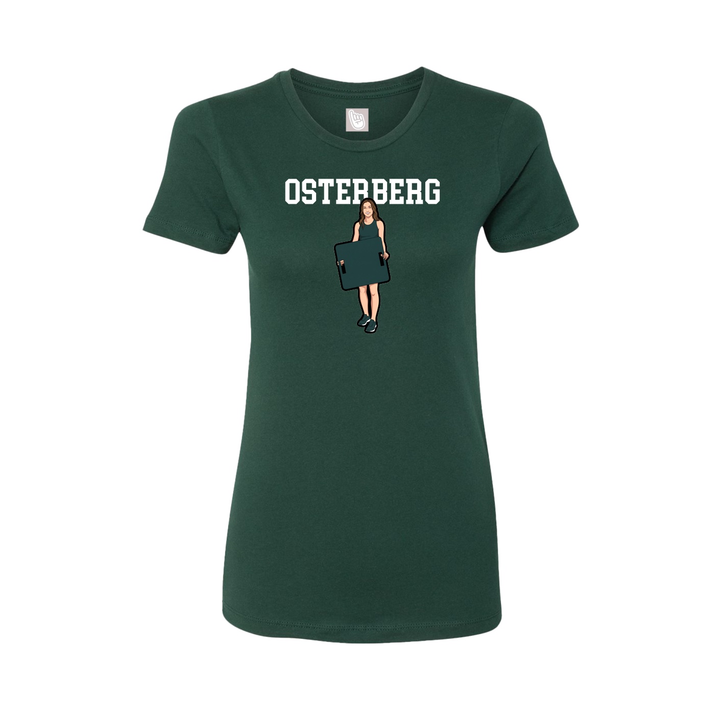 Fitted Women's Tee — Shirsey in Green