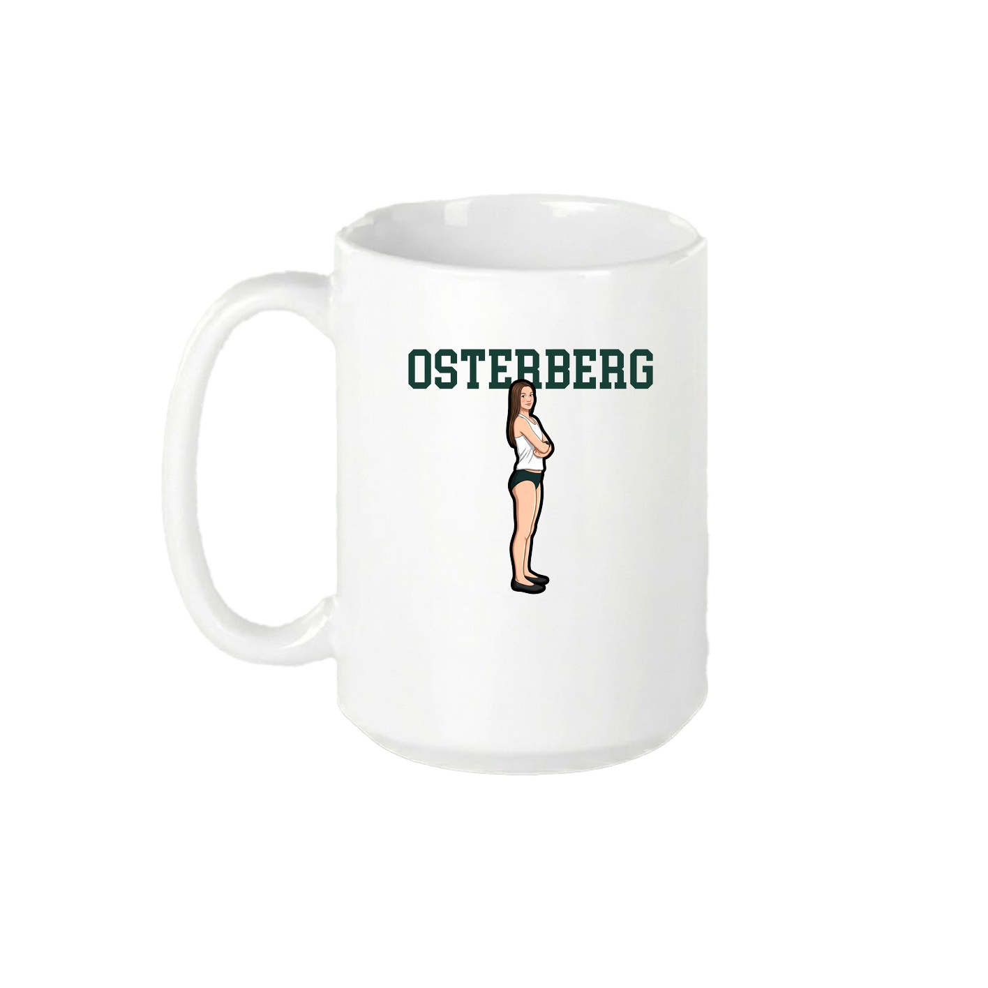 15oz Coffee Mug — Shirsey in White