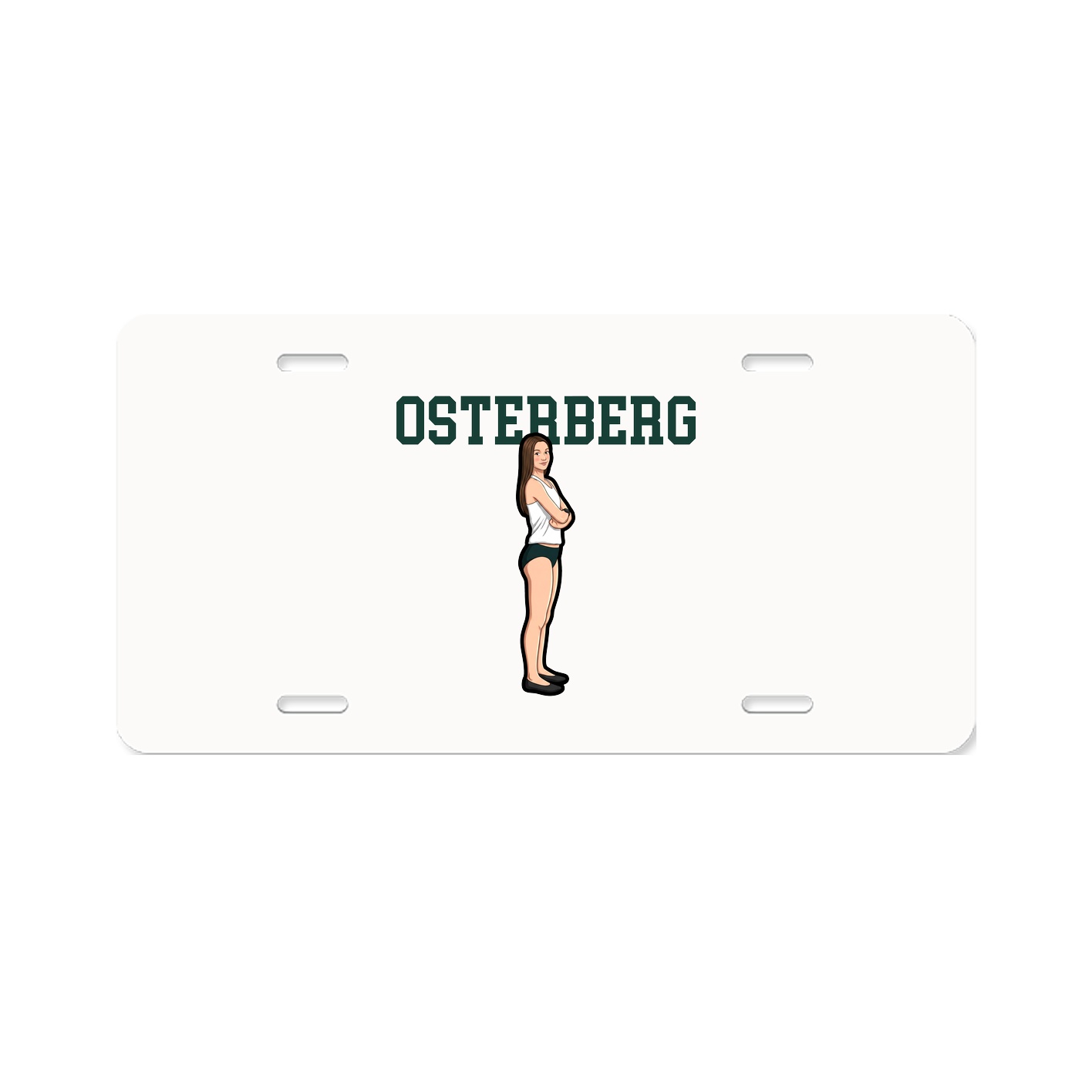 License Plate — Shirsey in Classic