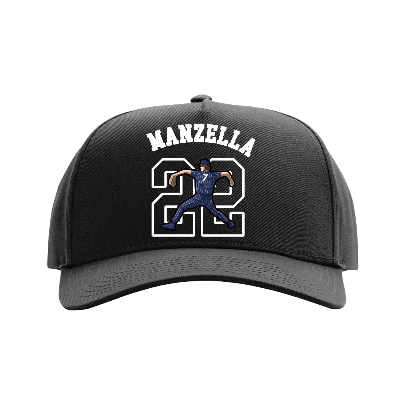 Full Fabric Five-Panel Champ Cap