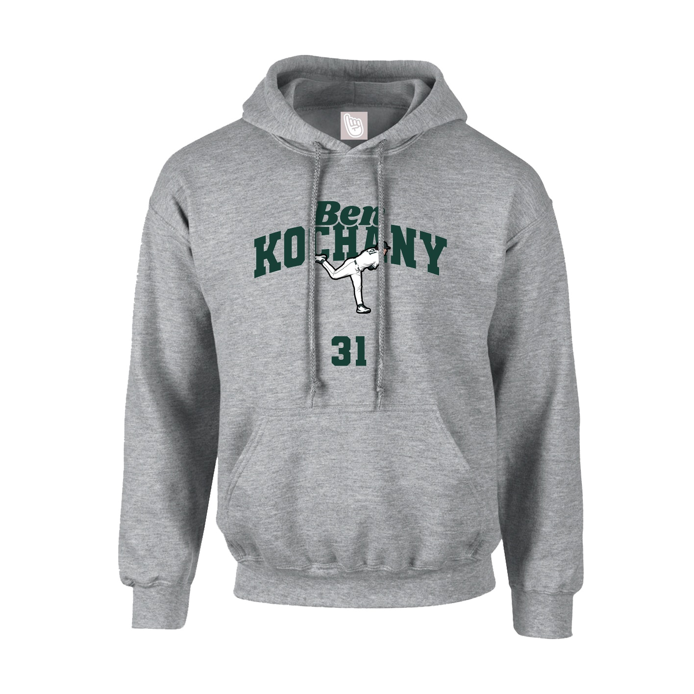Hoodie — Signature Arch in Grey