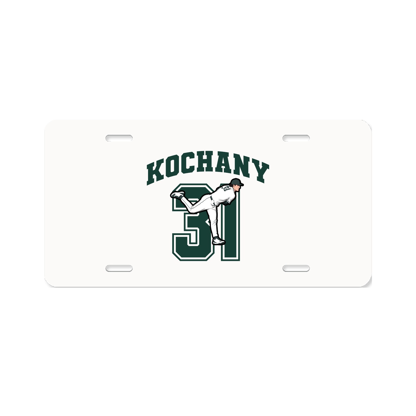 License Plate — Number in Classic