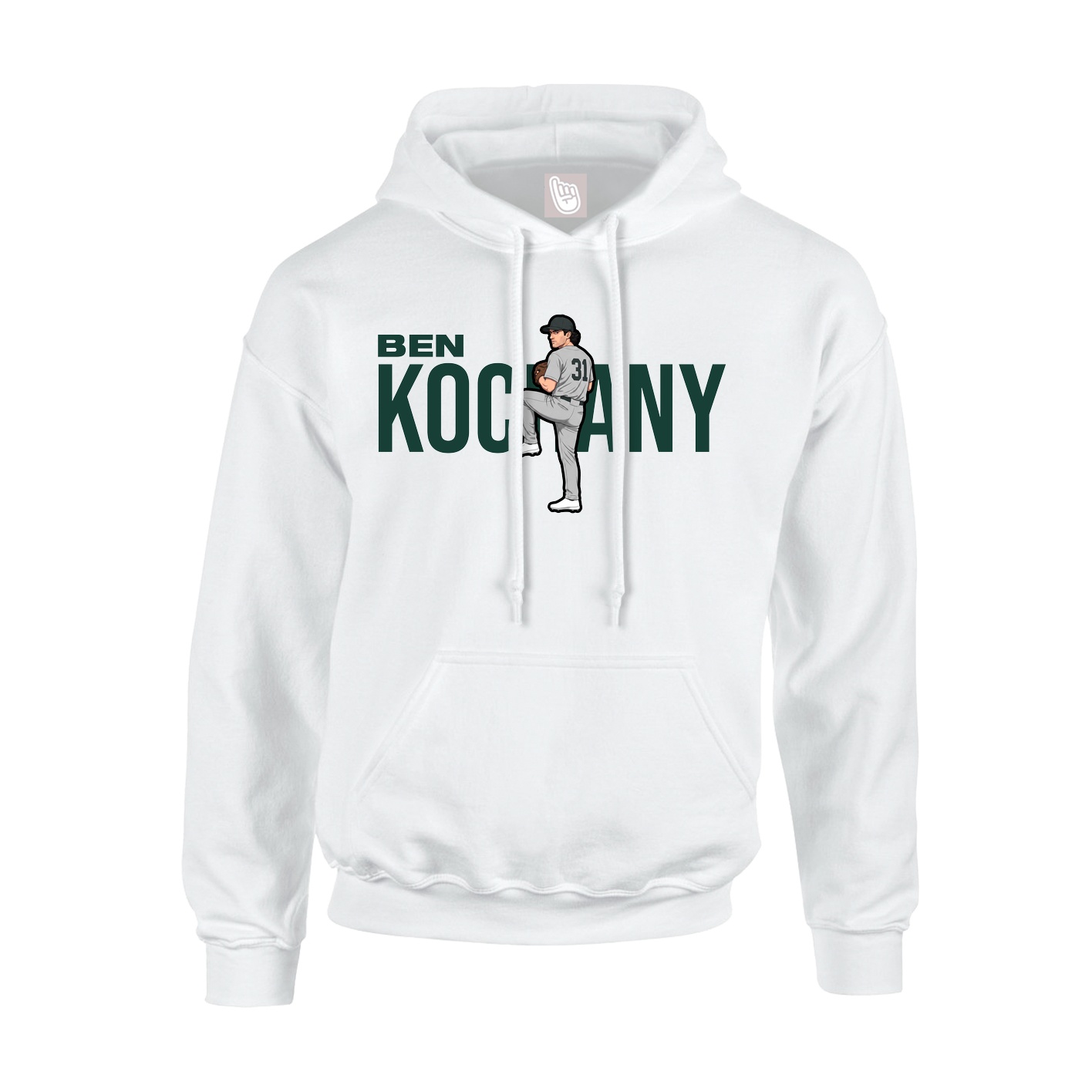 Hoodie — Player Name in White