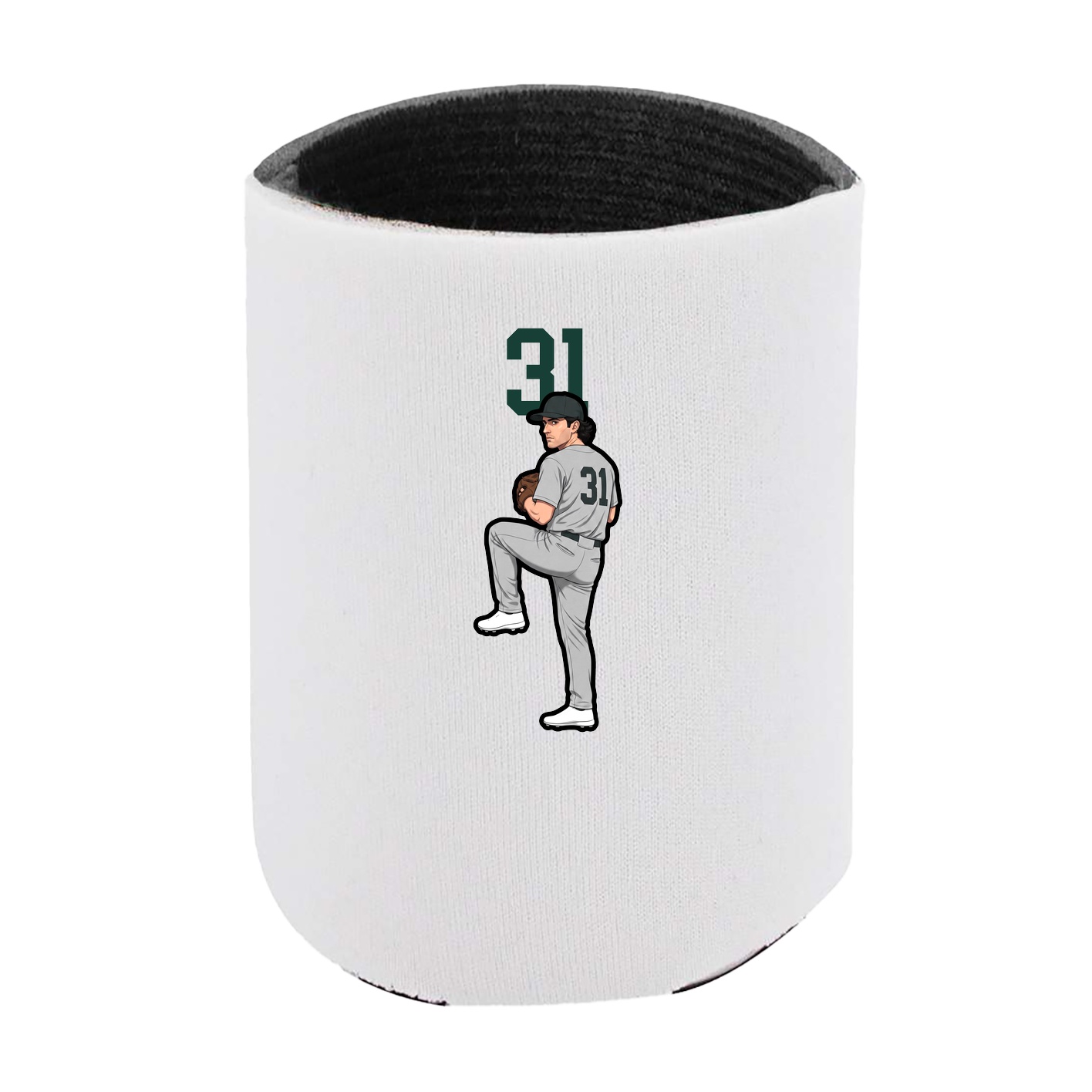 Can Holder — Number Top in White