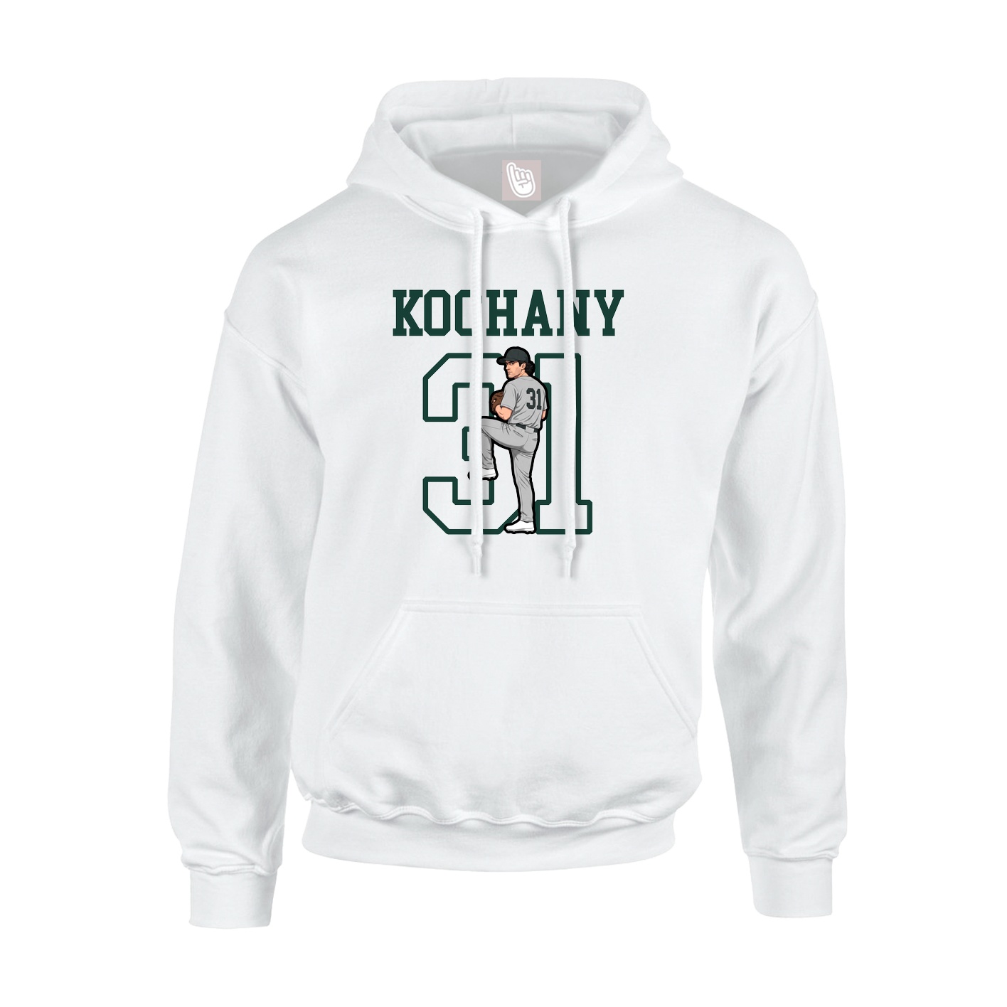 Hoodie — Shirsey in White