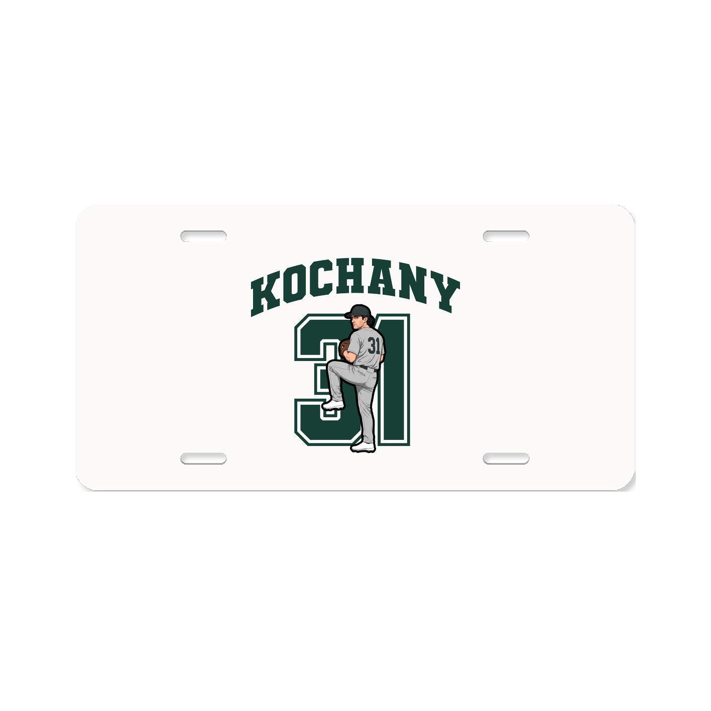 License Plate — Number in Classic
