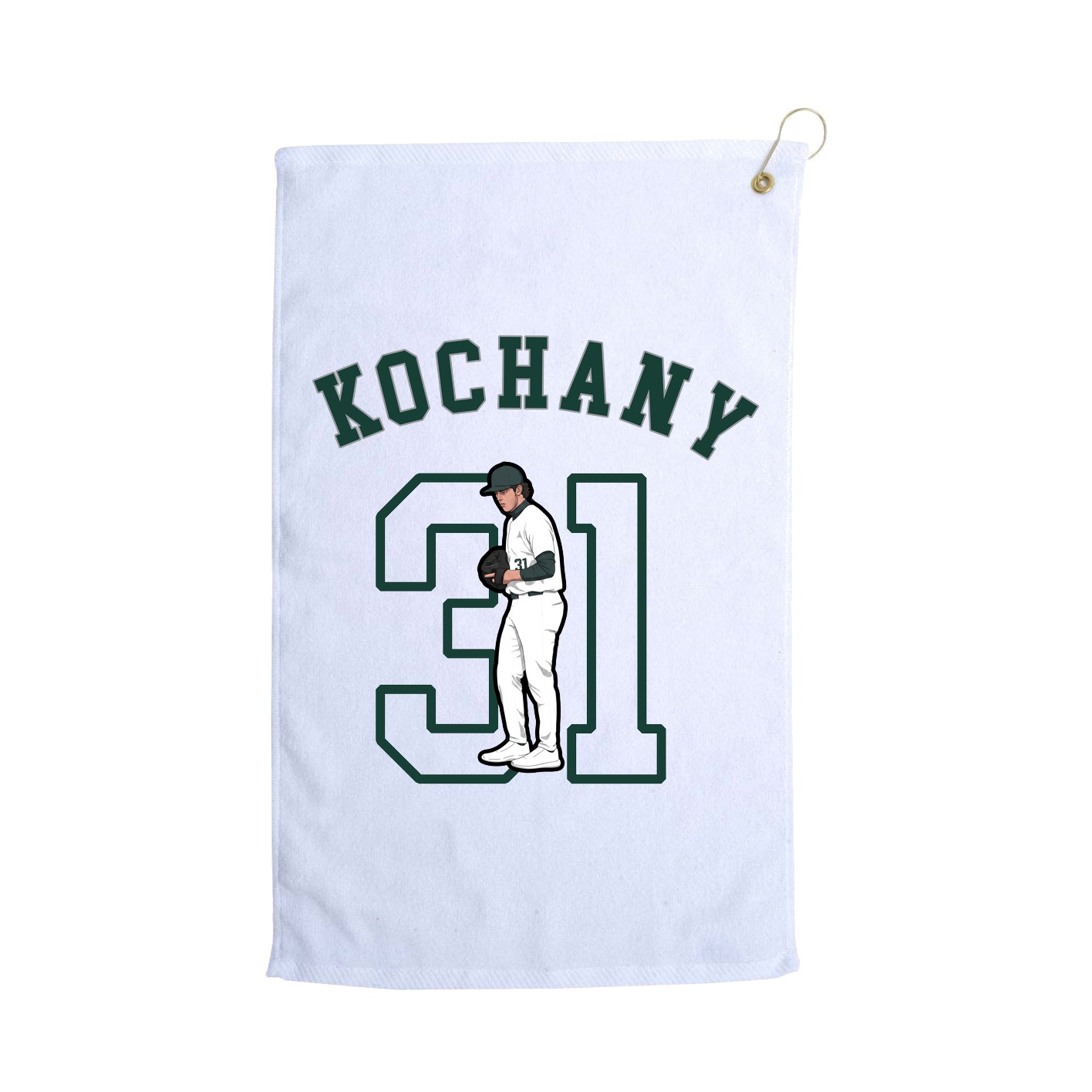 Golf Towel — Shirsey Arch in White