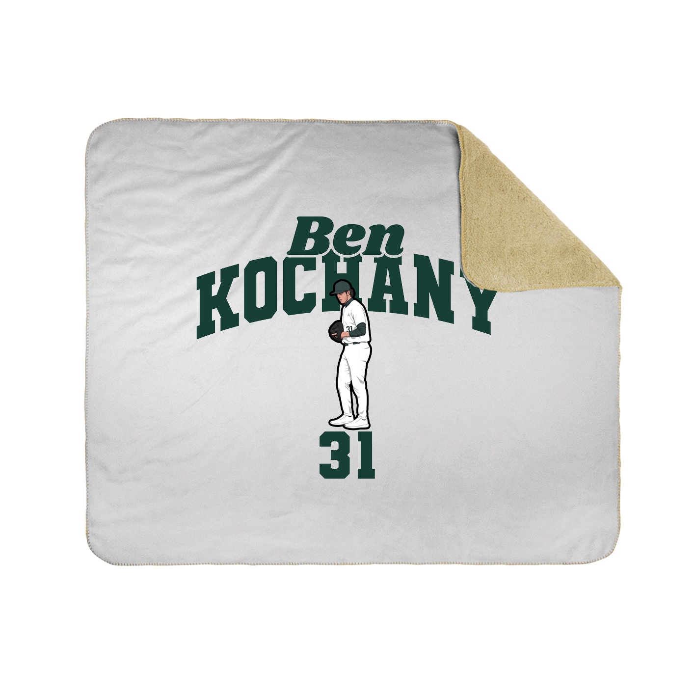 Throw Blanket — Signature Arch in White