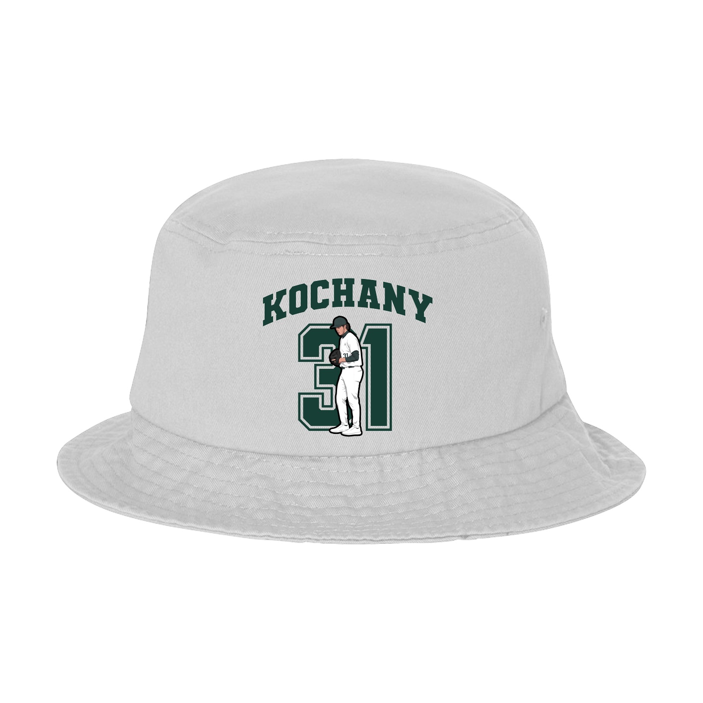 Bucket Cap — Number in White