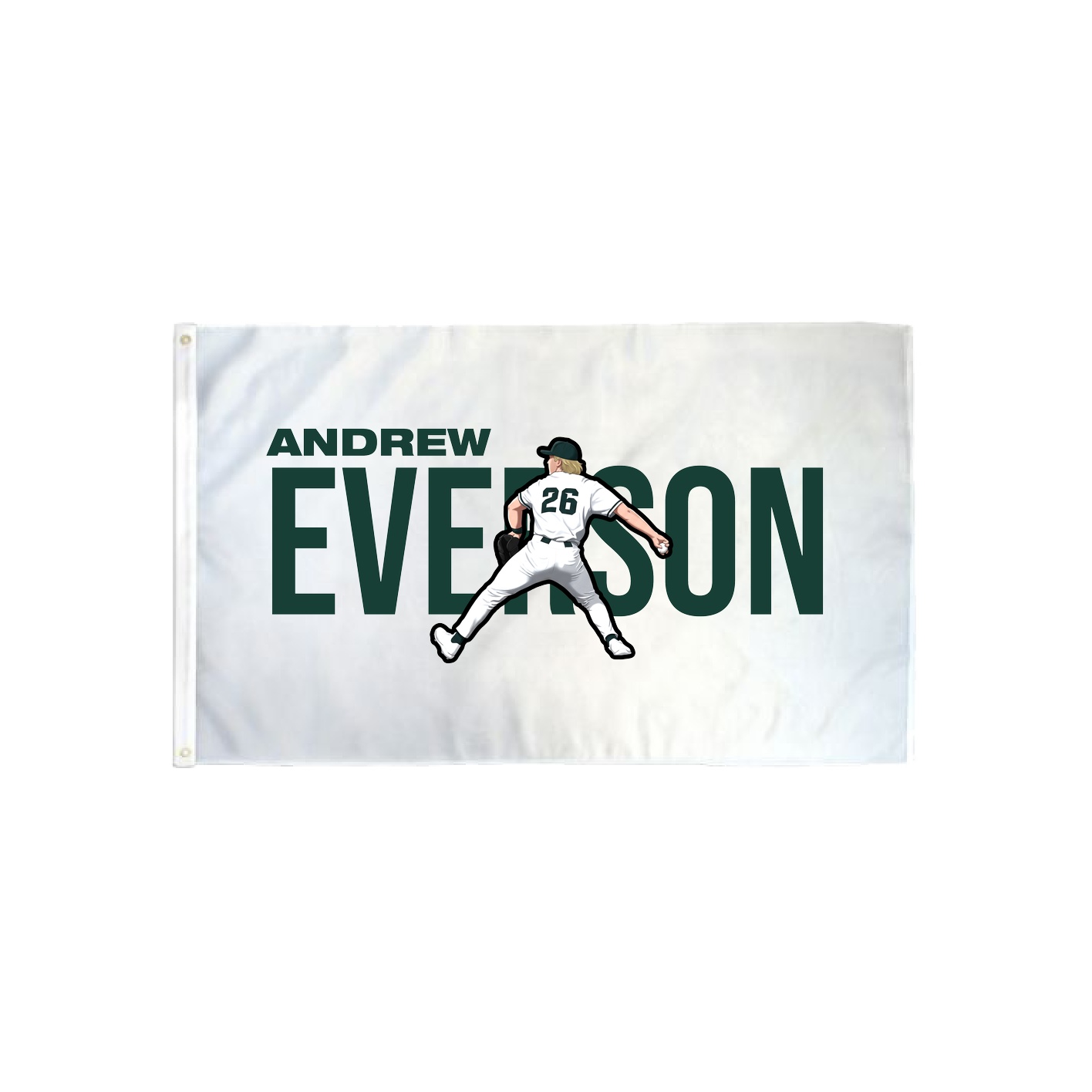 3x5 Flag — Player Name in Classic