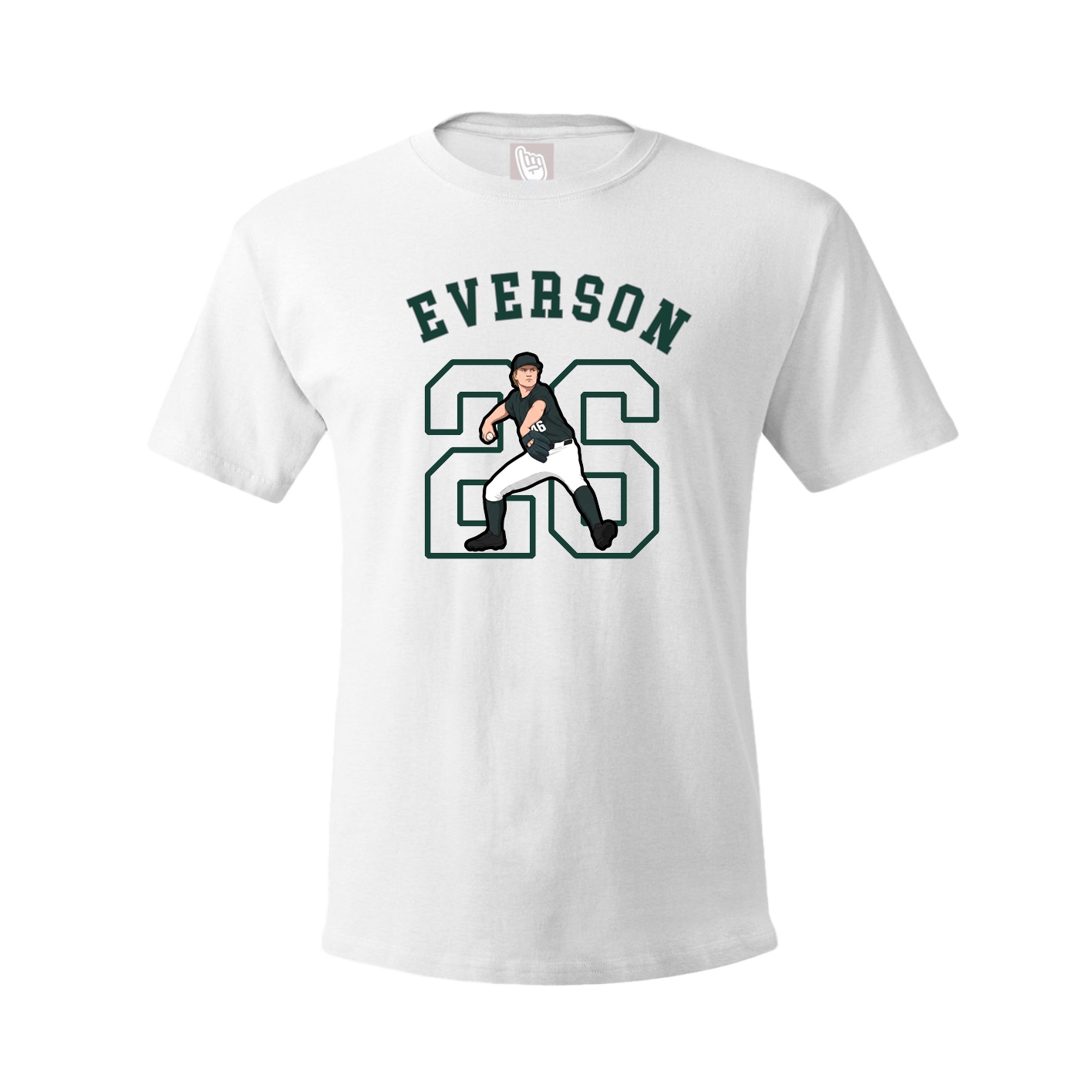 Youth Tee — Shirsey Arch in White