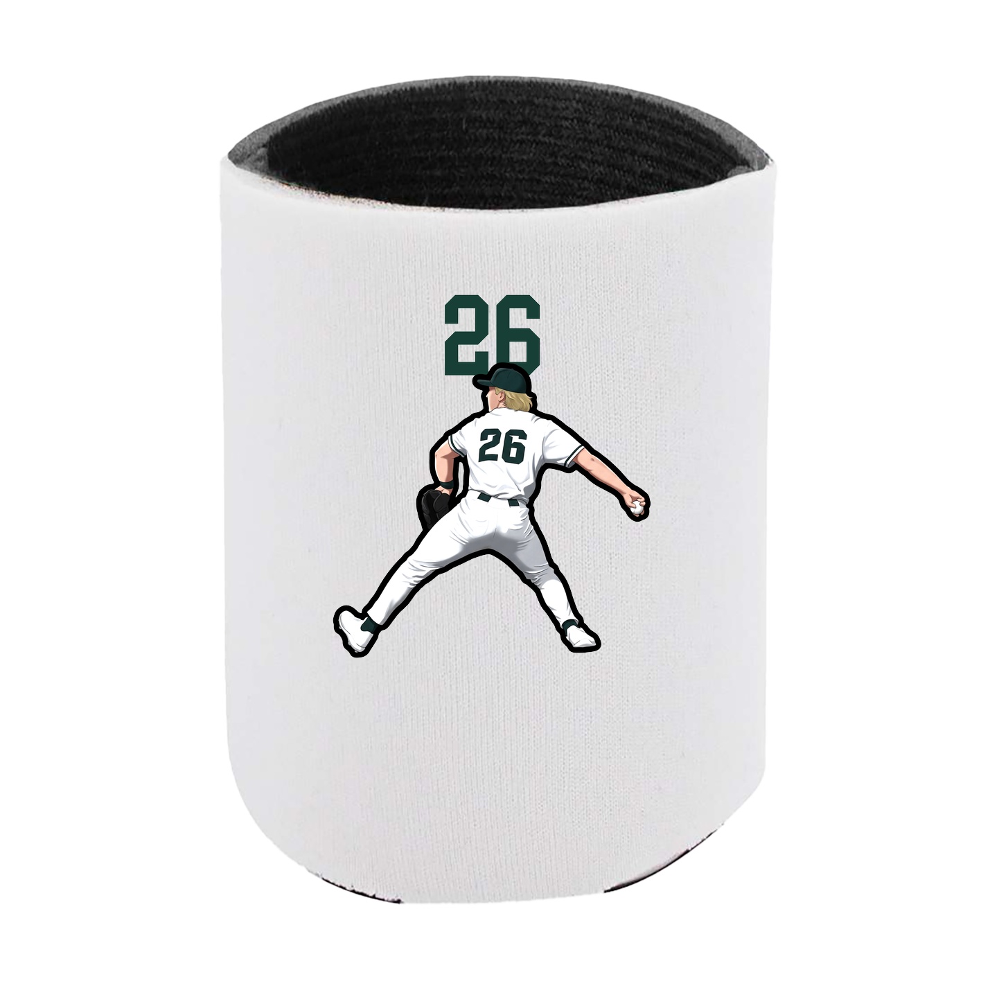 Can Holder — Number Top in White