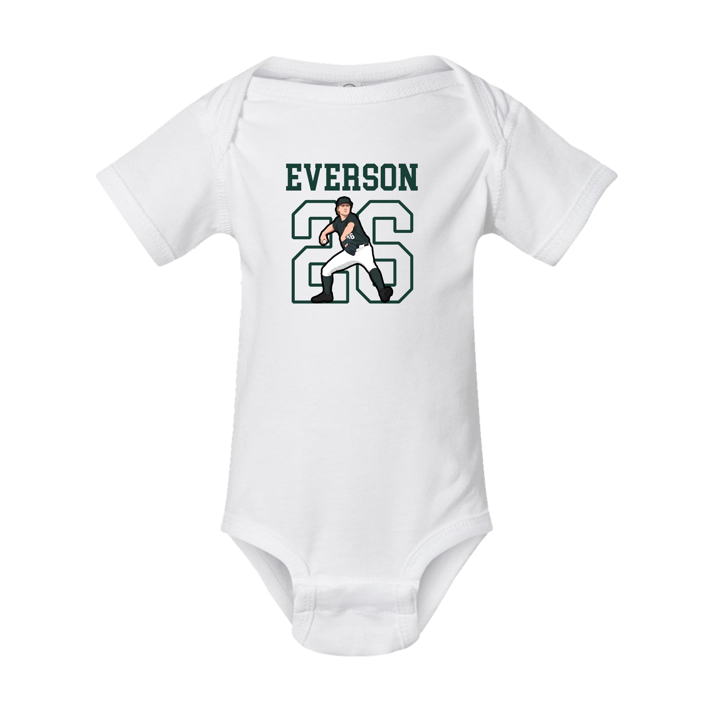 Baby Onesie — Shirsey in White