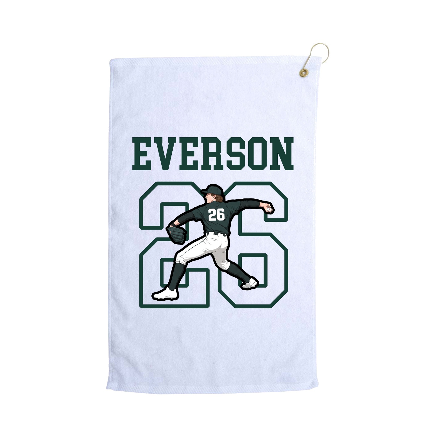 Golf Towel — Shirsey in White