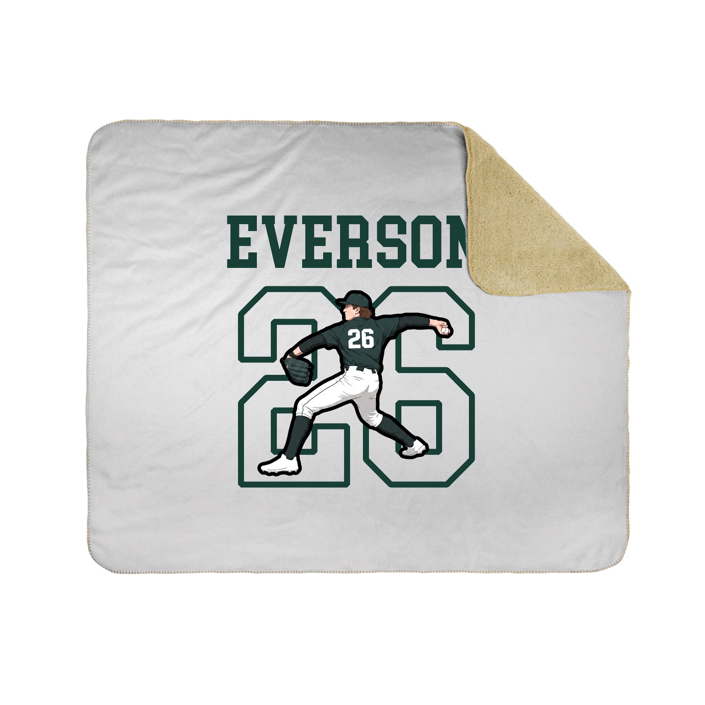 Throw Blanket — Shirsey in White