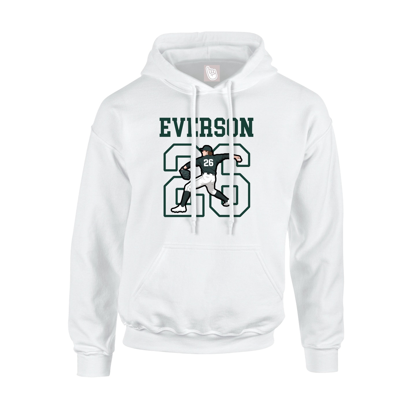 Youth Hoodie — Shirsey in White