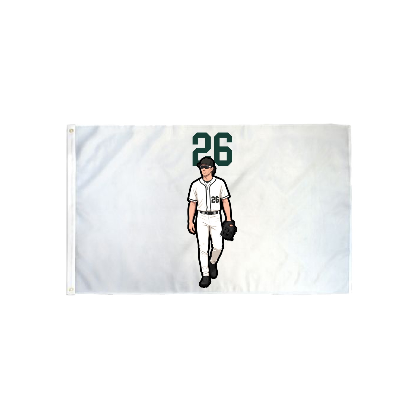 3x5 Flag — Number Top in Classic
