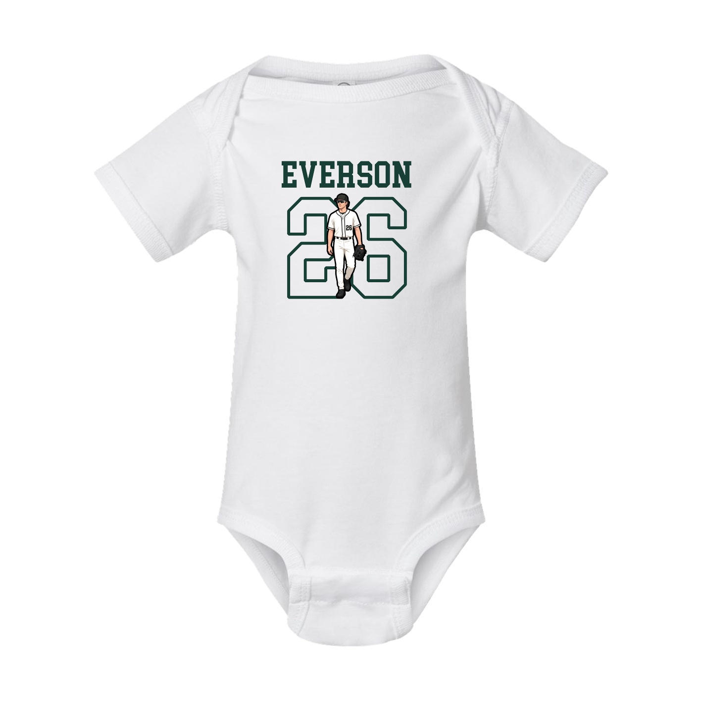 Baby Onesie — Shirsey in White