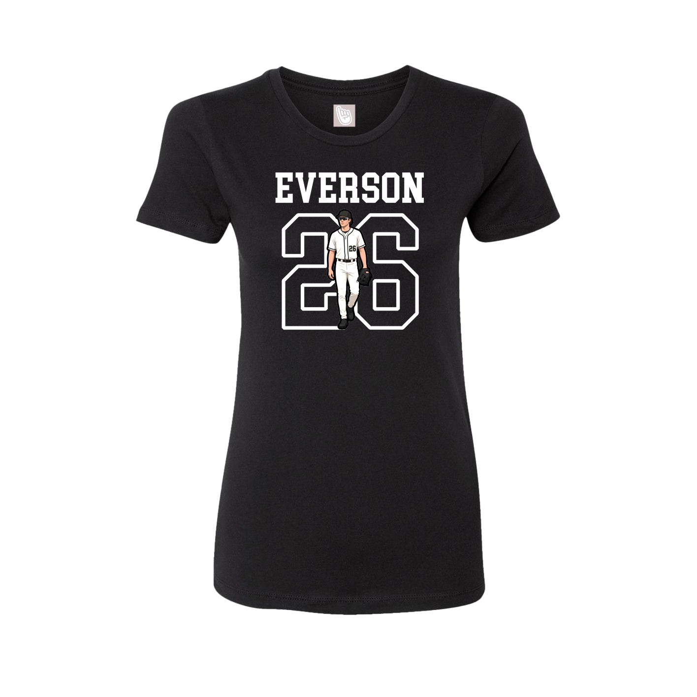 Fitted Women's Tee — Shirsey in Black